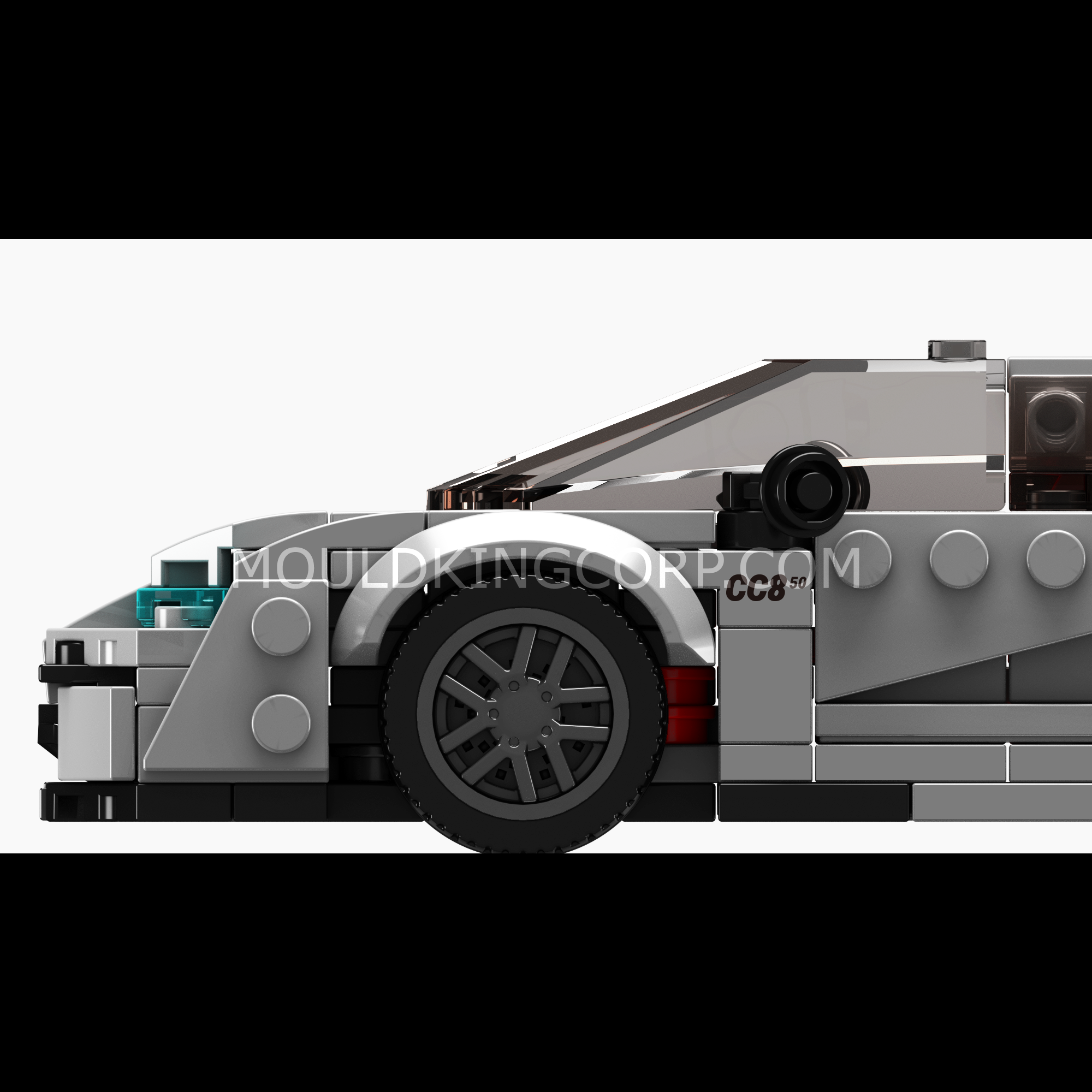 Mould King 27070 C850 Super Car Model Building Set - 388 Pcs STEM Toy for Kids & Adults | Creative DIY Construction Kit for Birthday Gifts & Home Decoration