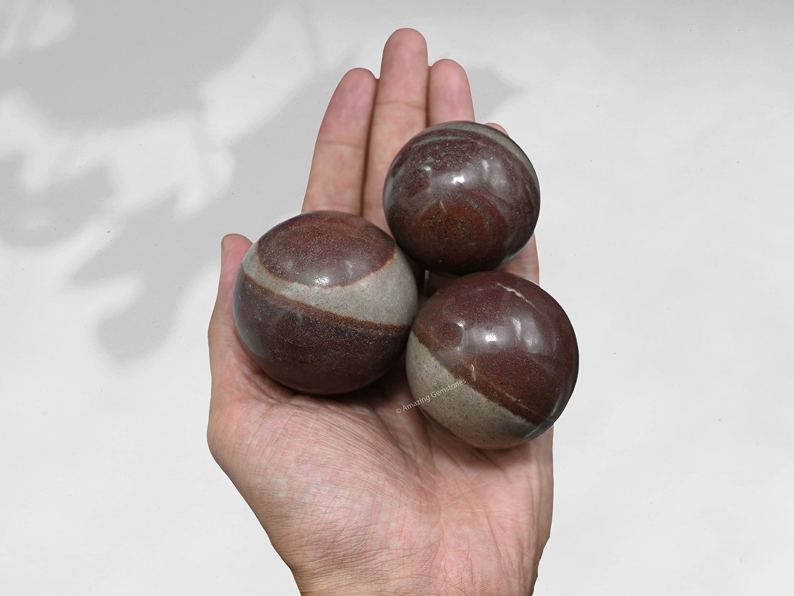 Narmada Shiva Lingam Crystal Ball with Stand - 2 Inch Healing Sphere for Meditation, Yoga, Reiki, Witchcraft & Home Decor | Spiritual Energy Stone for Altar, Office Desk & Gift
