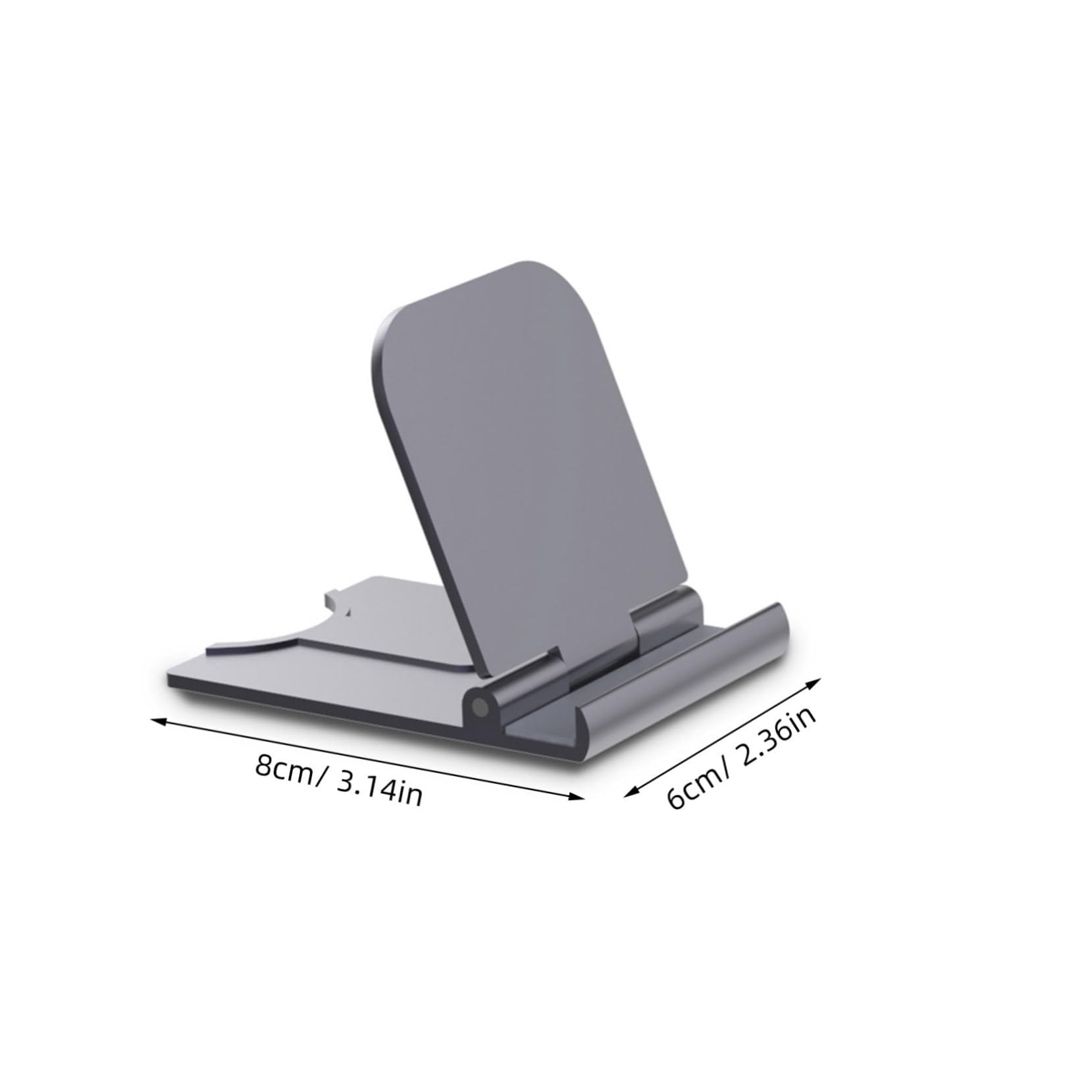 Hemobllo 2-Pack Foldable Car Phone Holder & Tablet Stand - Adjustable Multi-Angle Desktop & Dashboard Mount for iPhone, Samsung, iPad (Perfect for Driving, Working & Watching Videos)