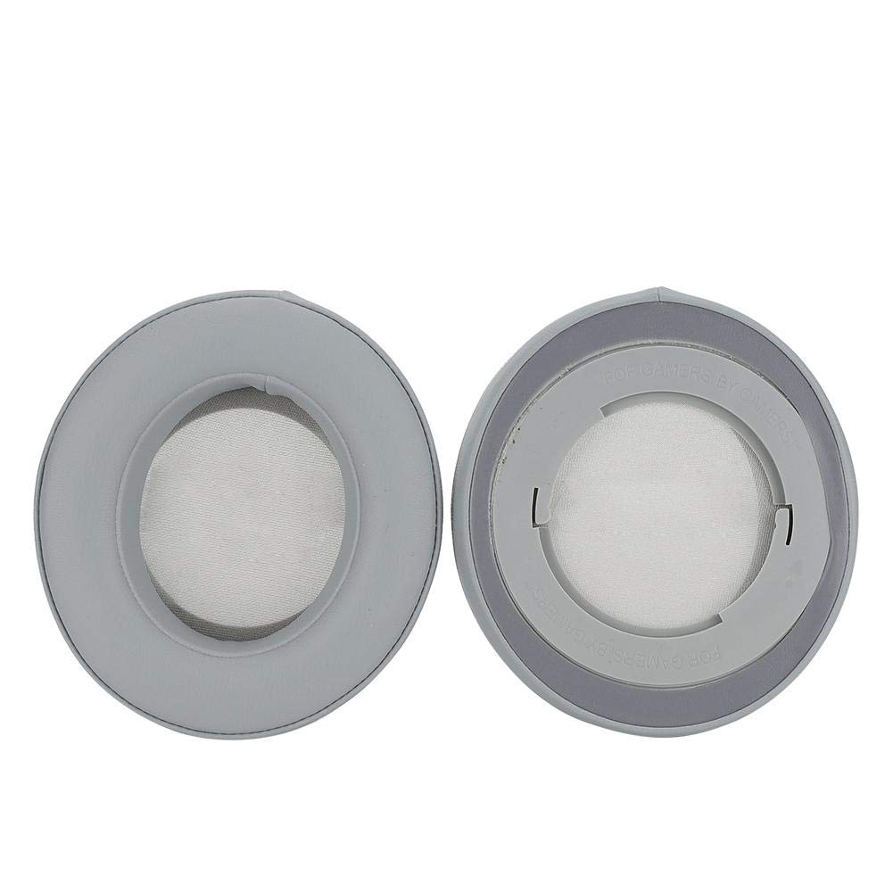 EBTOOLS Grey Cotton Headphone Ear Pads - Soft Replacement Cushion Covers for Razer 7.1 Pro V2 Headset - Comfortable Gaming & Office Use Accessories