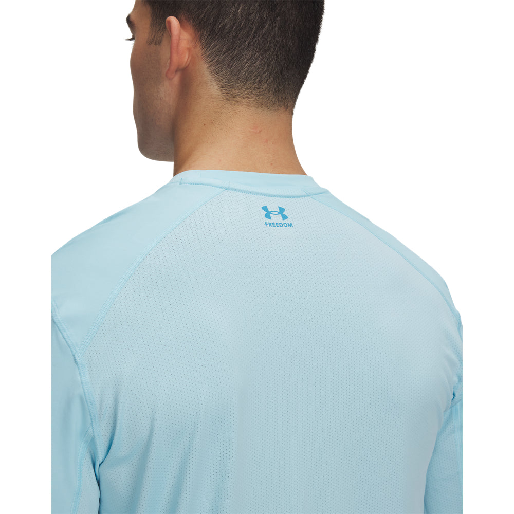 Under Armour Men's Fish Pro Freedom Long Sleeve Shirt - UPF 50+ Sun Protection for Fishing, Boating & Outdoor Activities