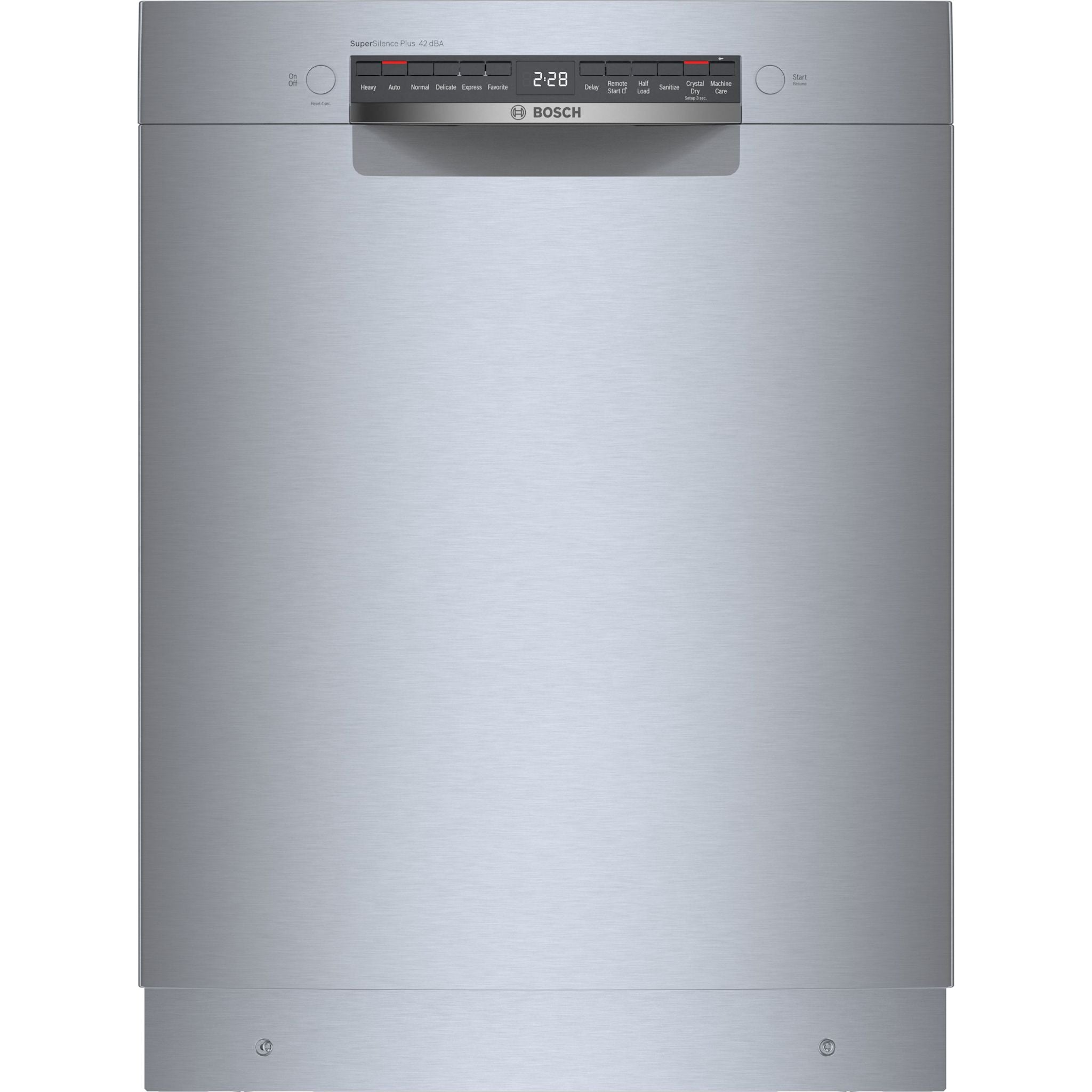 Bosch 800 Series Dishwasher SGE78C55UC - 24 Inch Built-In Stainless Steel Interior - Energy Star Certified - Quiet Operation for Open Kitchen Layouts - Perfect for Large Families and Entertaining