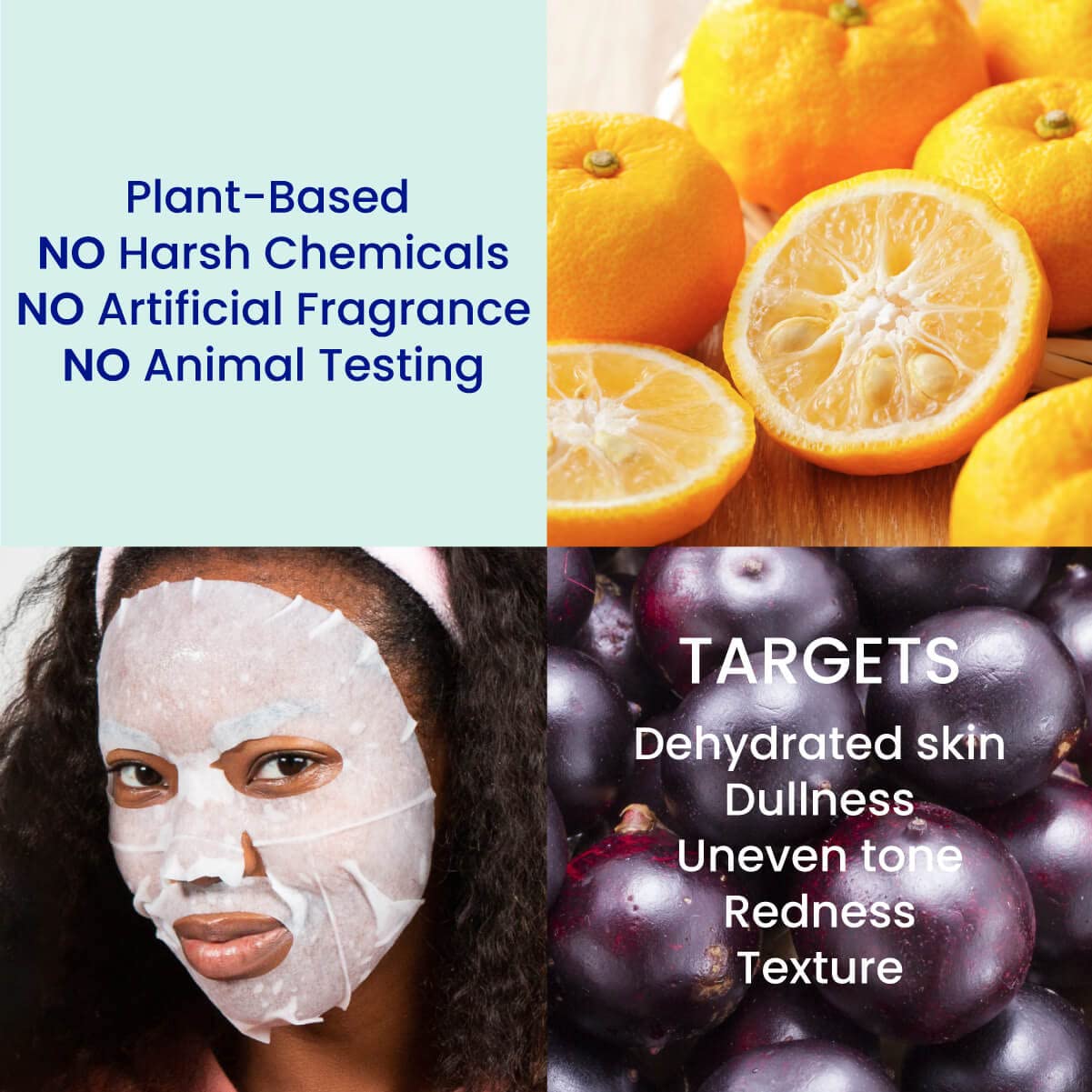 K Beauty Face Mask Set - 16 Sheet Masks for All Skin Types | Sulfate & Paraben Free | Daily Skincare Routine