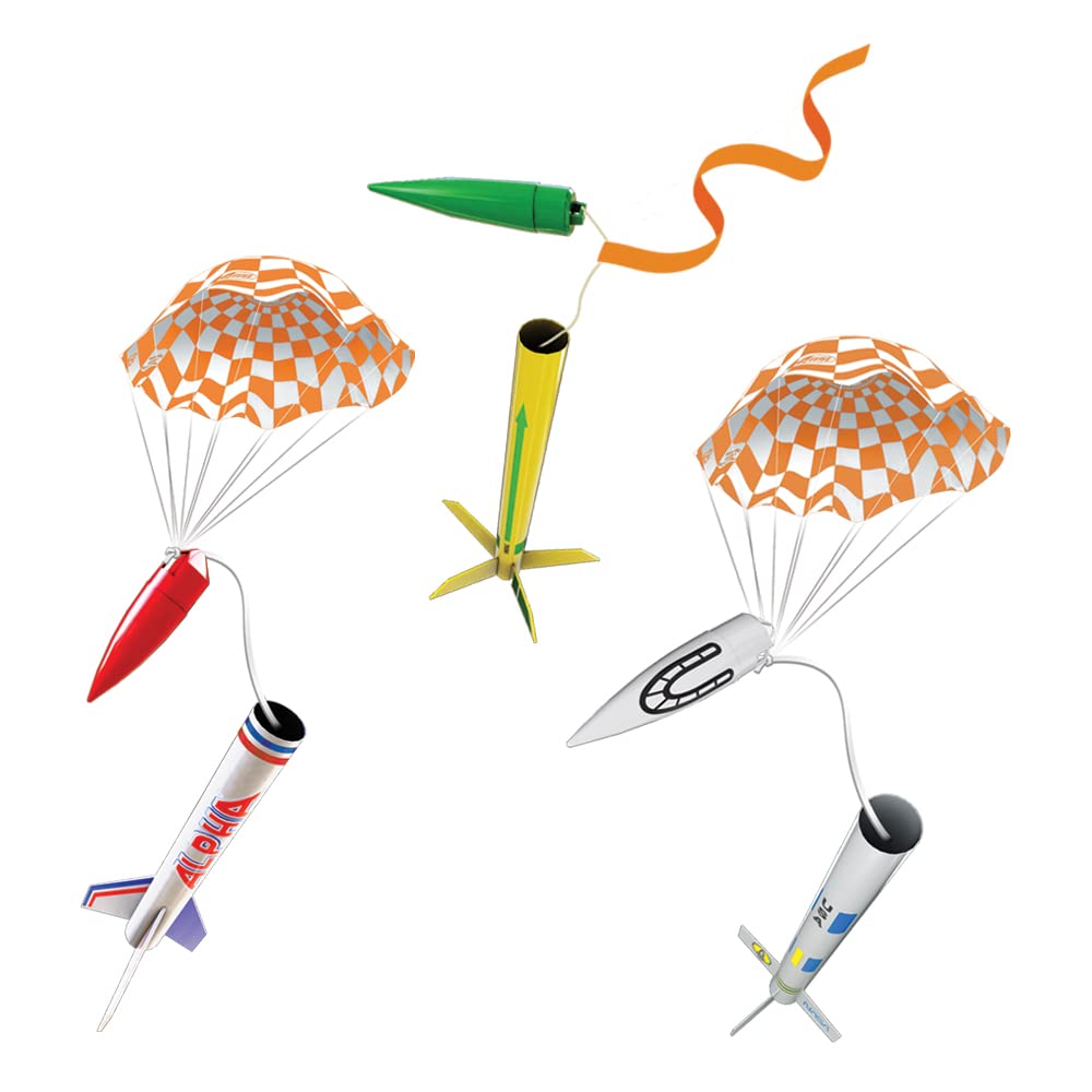 Estes AVG Rocket Bulk Pack (12 Rockets) - Model 47776017535 & 2274 Recovery Wadding - Perfect for STEM Education, Science Projects, and Outdoor Rocket Launching Activities