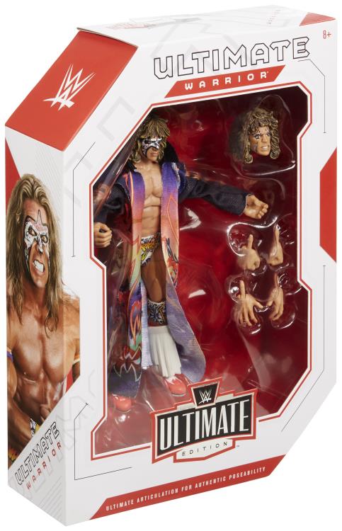 WWE Ultimate Edition Greatest Hits Ultimate Warrior Action Figure - Collectible Wrestling Toy for Fans & Display