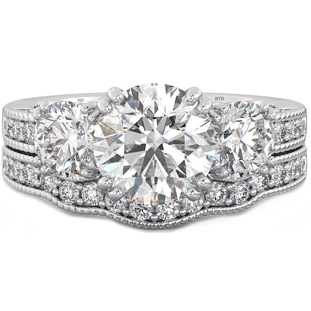 925 Sterling Silver Women's Ring Set - Elegant Wedding, Engagement & Bridal Jewelry for Her | Perfect for Proposals, Anniversaries & Special Occasions