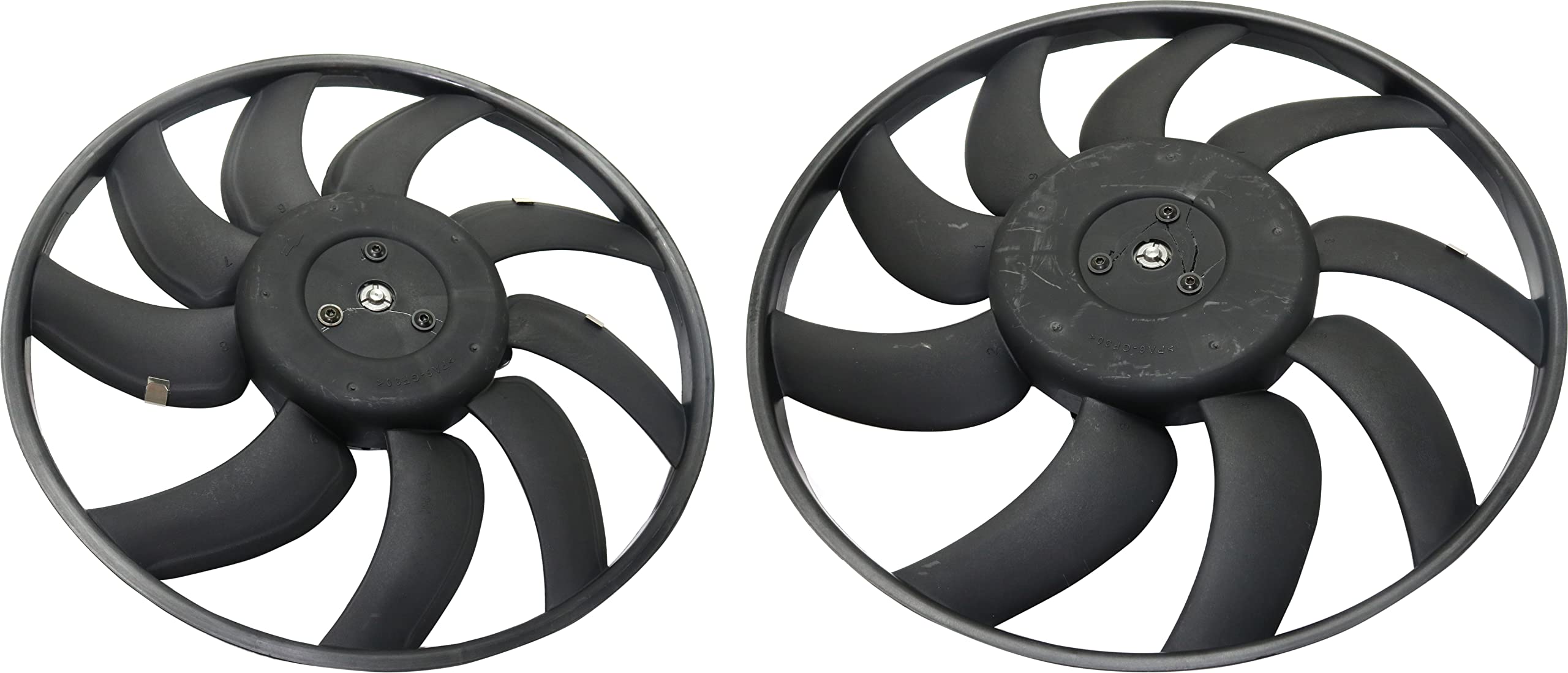 Garage-Pro 2-Piece Cooling Fan Assembly Set - Compatible with 2009-2016 Audi A4 Quattro, 2009-2016 A4, 2009-2017 Q5 & 2008-2017 A5 Quattro - Driver & Passenger Side Replacement - Perfect for Engine Cooling & Overheating Prevention