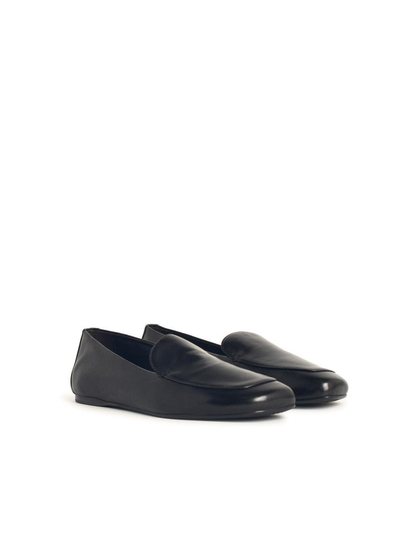 Monroe Black Leather Loafers for Men - Comfortable Slip-On Dress Shoes for Business, Office & Casual Wear