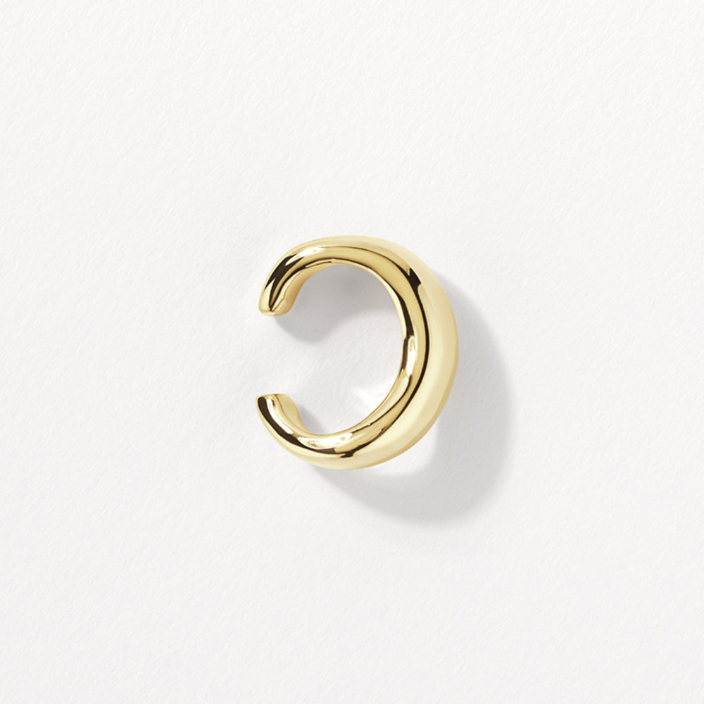 Gold Wave Ear Cuff - Trendy Non-Pierced Ear Cuff Jewelry for Women - Perfect for Parties, Weddings & Everyday Fashion Accessories