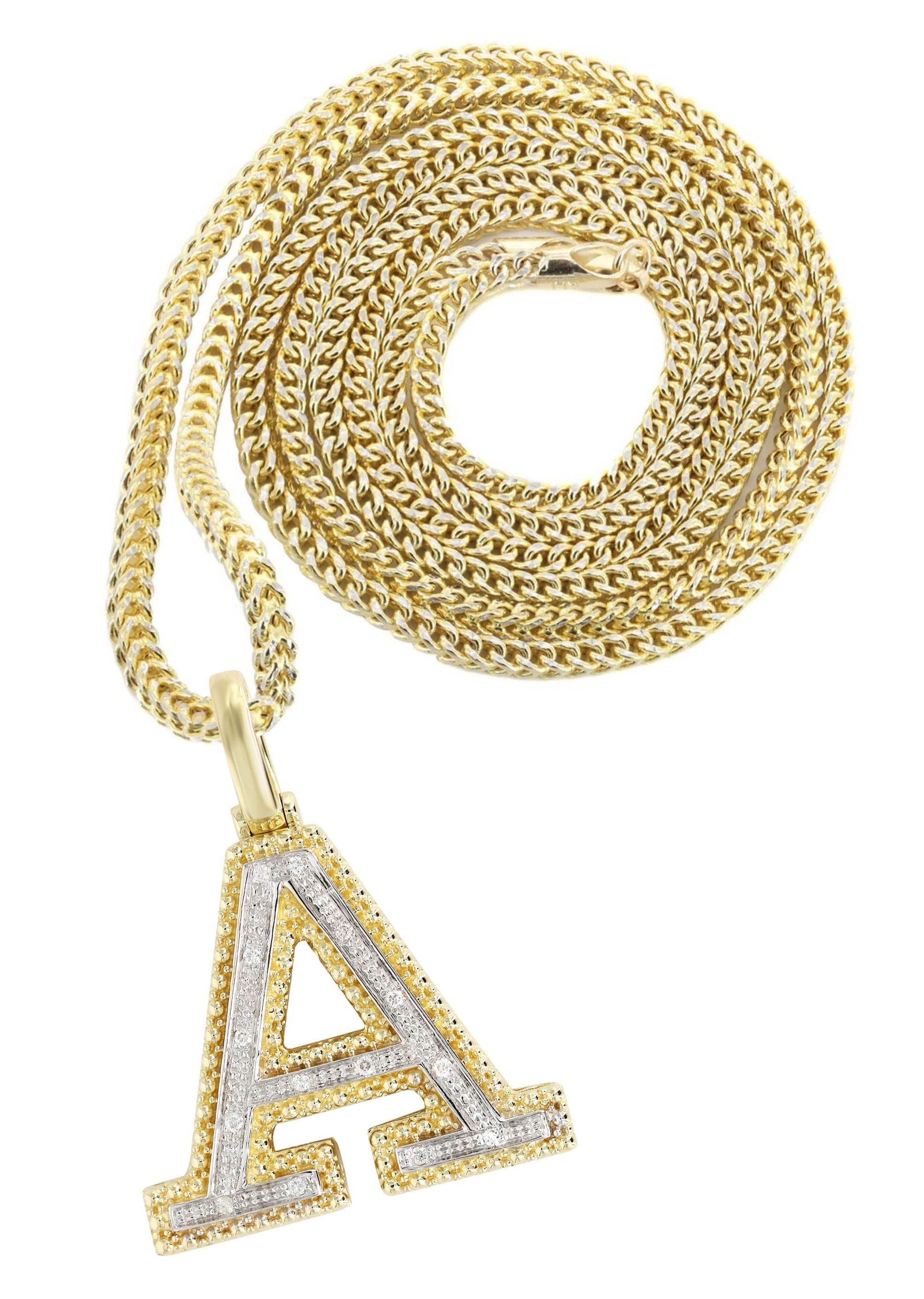 10K Yellow Gold Letter 