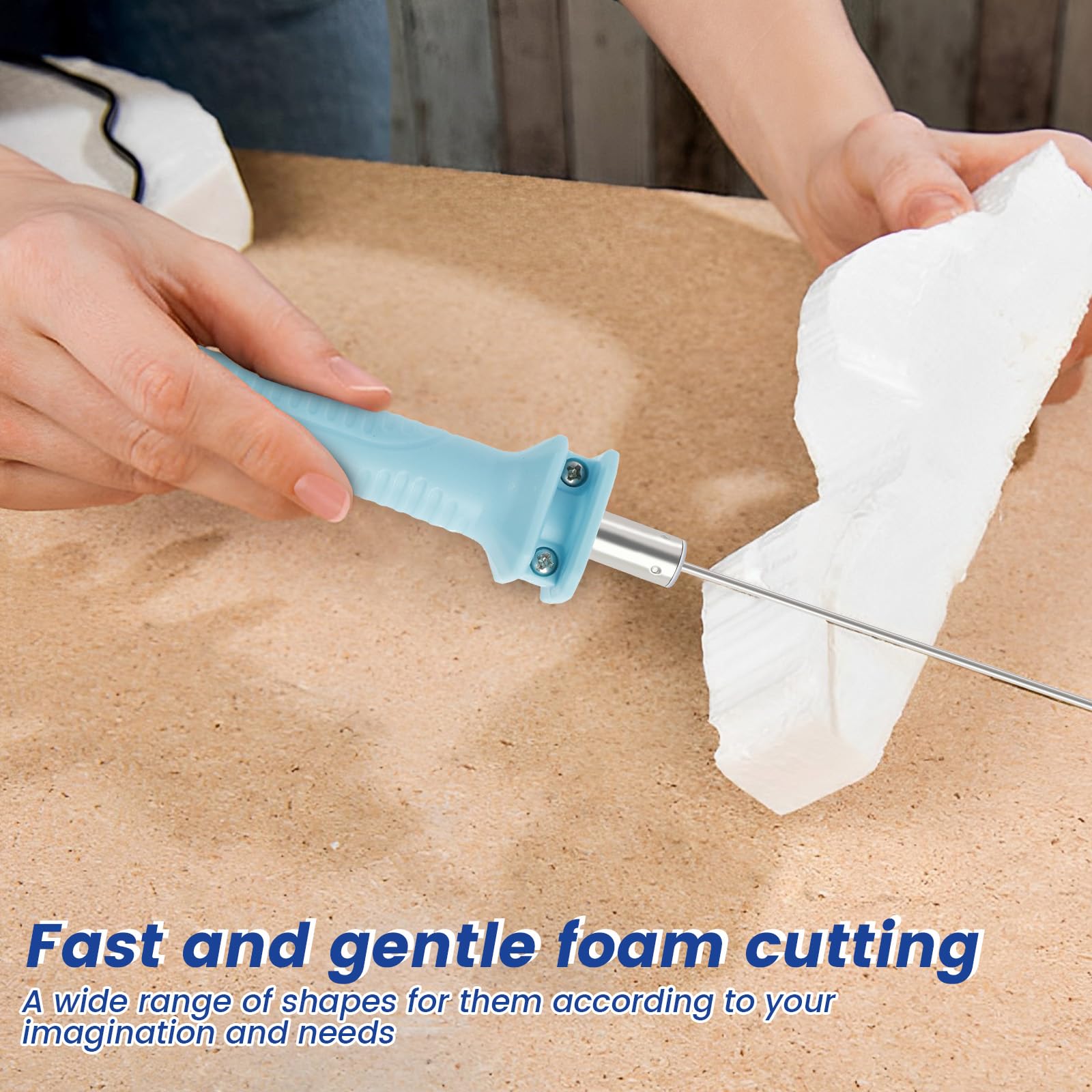 18W/24W Electric Foam Cutter Pen with Adapter - Professional Styrofoam Cutting Tool for Model Making, DIY Crafts, and Handicrafts - Perfect for Foam Board, EPS, XPS Cutting (10cm Blade)