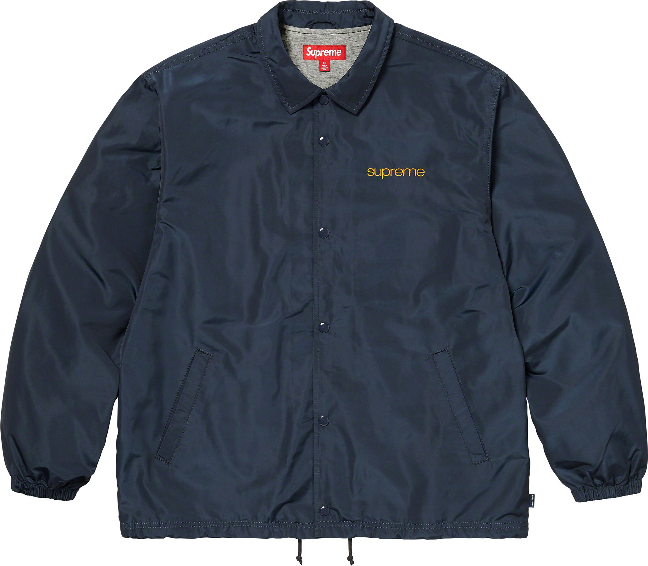 Supreme NYC Coaches Jacket - Navy Blue Windbreaker for Men & Women | Streetwear Fashion, Urban Style, Casual Outerwear for Daily Wear & Sports Events