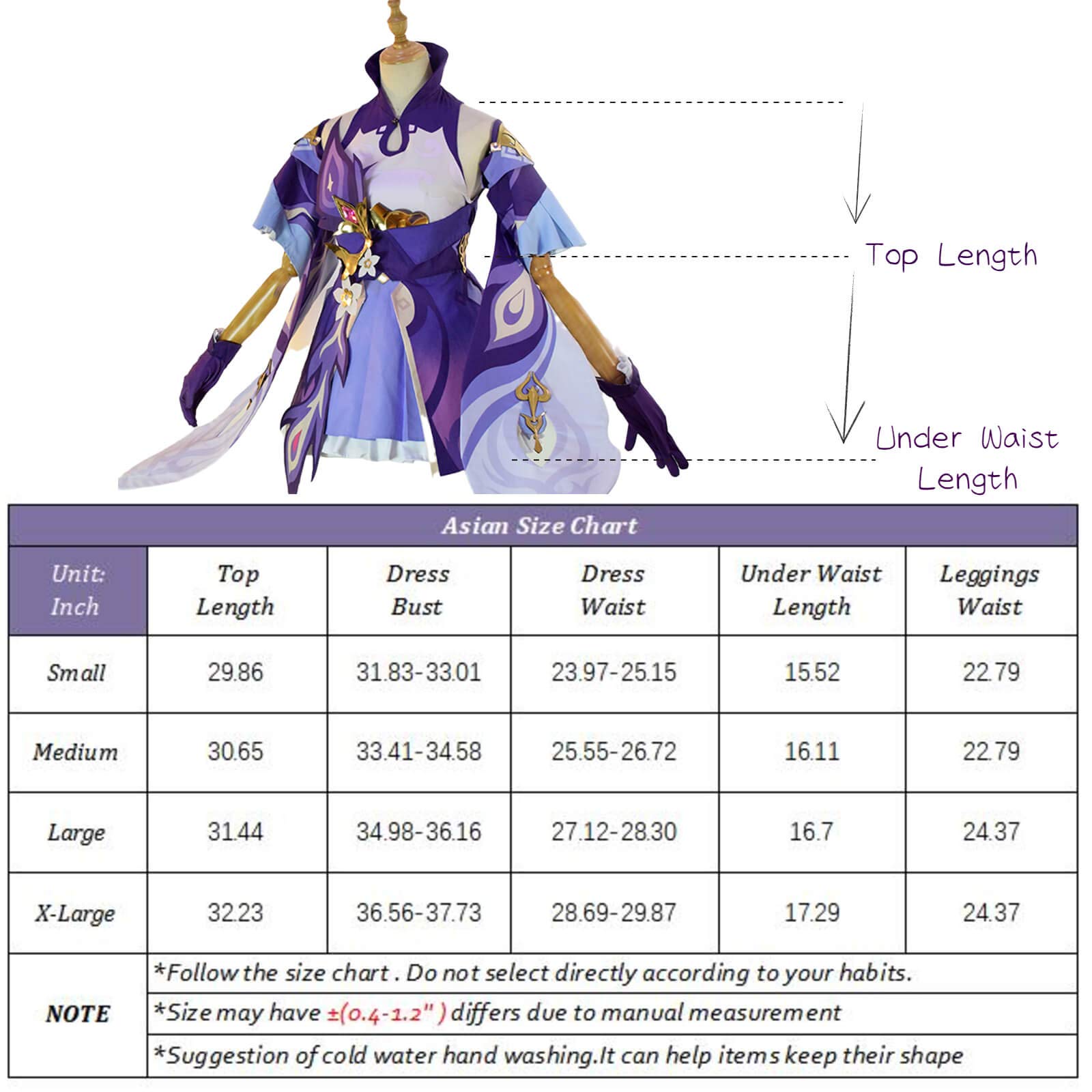 Genshin Impact Keqing Cosplay Costume Outfit - Full Set with Wig & Accessories for Anime Conventions & Halloween Parties