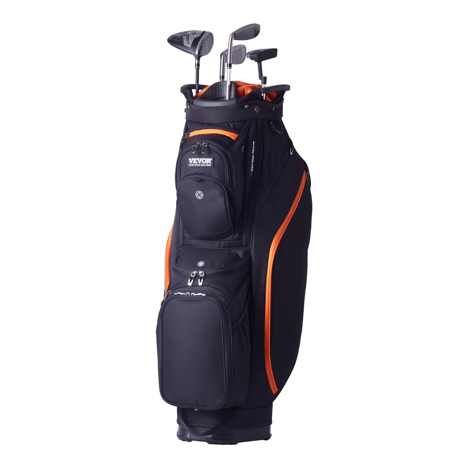VEVOR 14-Way Golf Cart Bag with Stand - Premium Durable Golf Bag with Organizer Divider, Handles, Dust Cover & Detachable Dual Strap for Men & Women - Perfect for Golf Course, Driving Range & Tournament Play