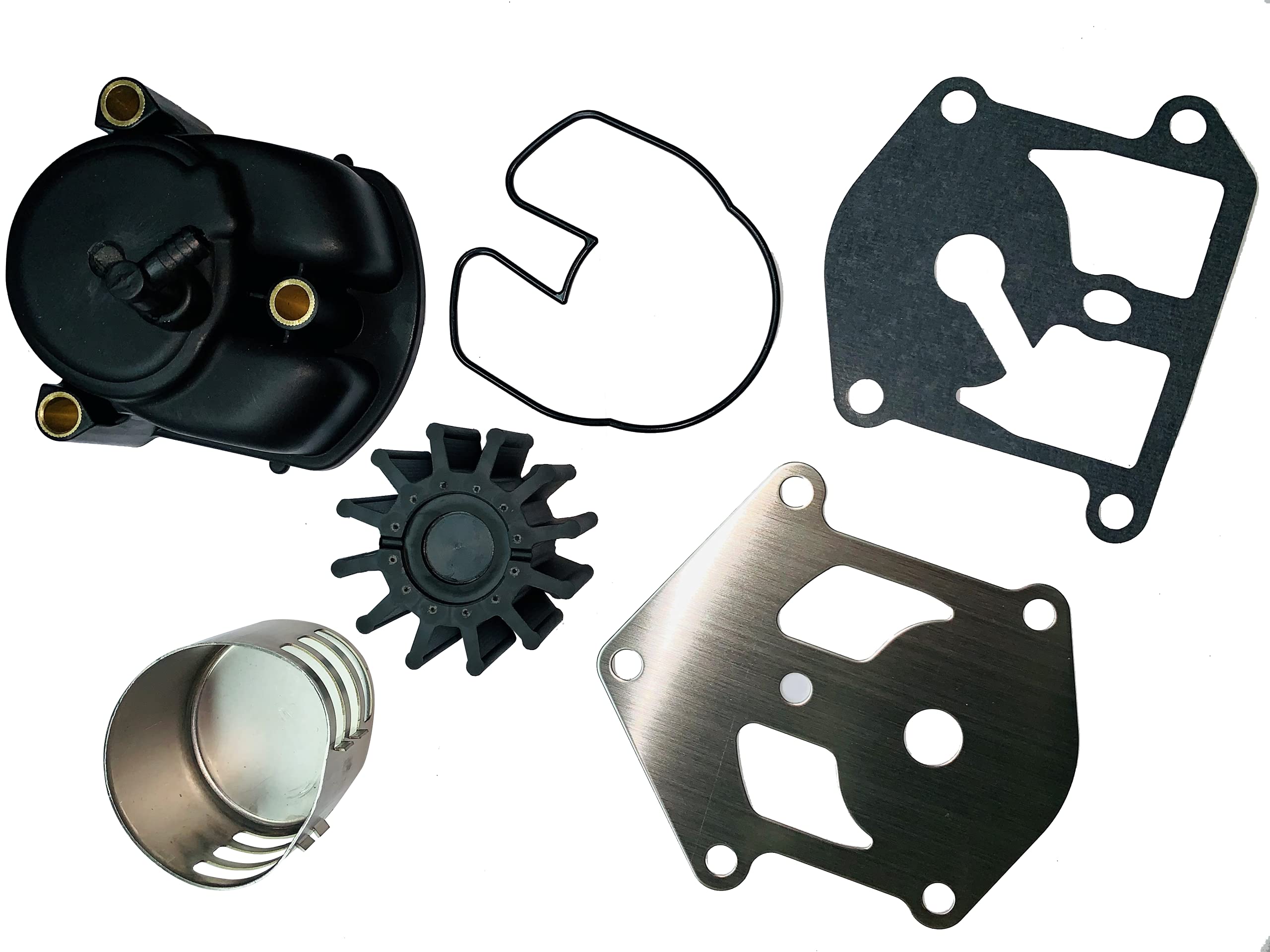 OMC King Cobra Complete Water Pump Kit with Impeller 3854661 - Compatible with Sterndrive 1992-1995 Models - Perfect for Marine Engine Cooling System Maintenance & Repair