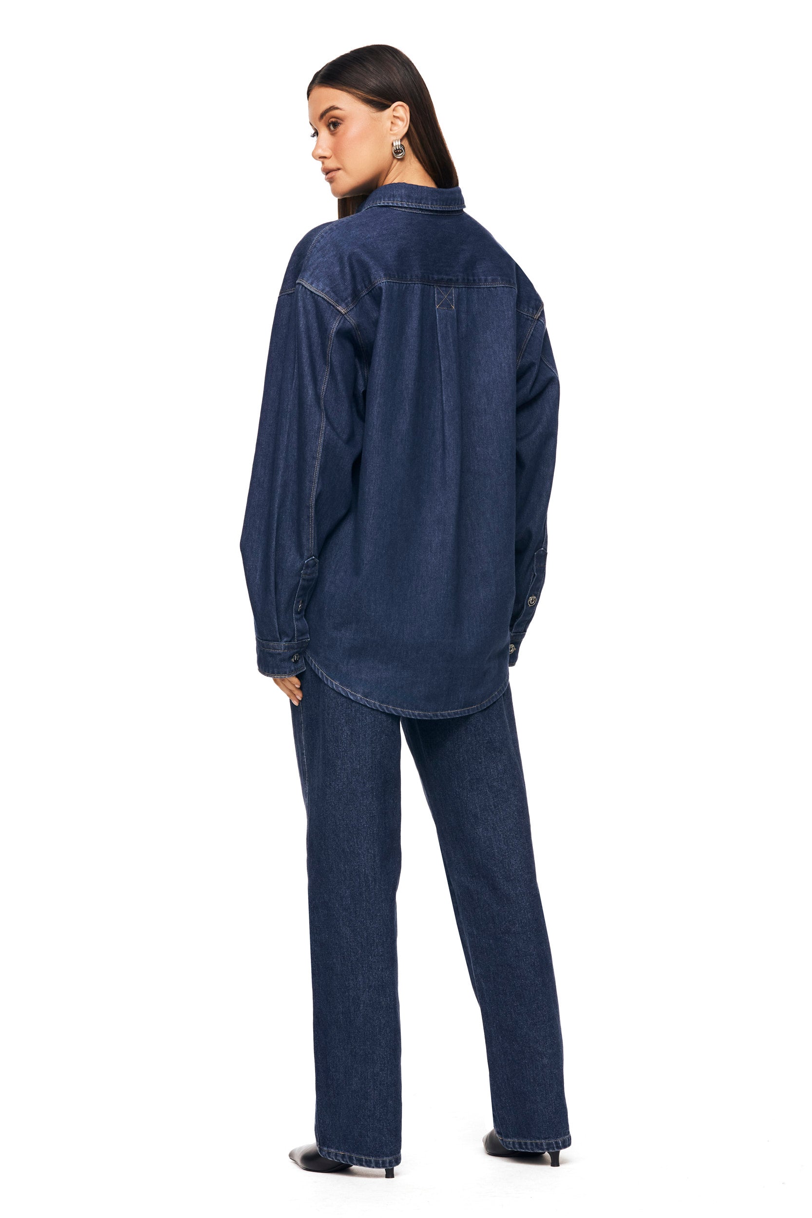 The Sana Blue Shirt - Premium Cotton Casual Button Down Shirt for Men & Women | Perfect for Office, Travel & Everyday Wear
