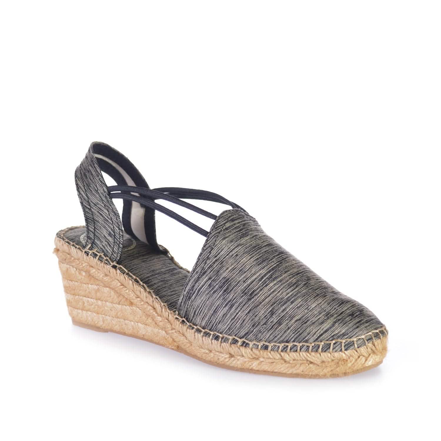 Women's Metallic Wedge Espadrille Sandals - Stylish Summer Platform Shoes for Beach, Party & Casual Wear | Turia Collection