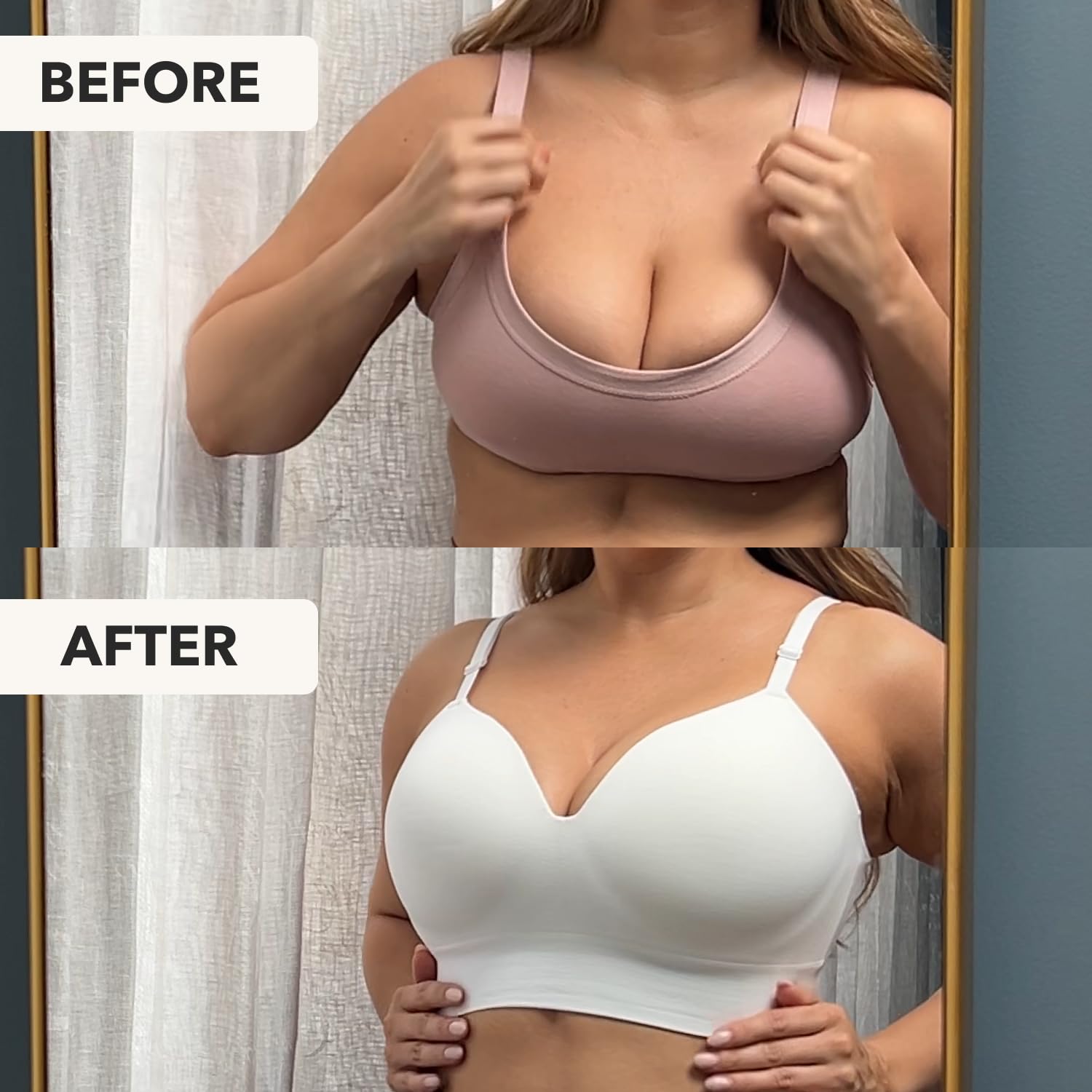 Truekind Wireless Bras for Women - No Underwire, Seamless Comfort, Plus Size Adjustable Bralette - Perfect for Yoga, Lounge & Everyday Wear