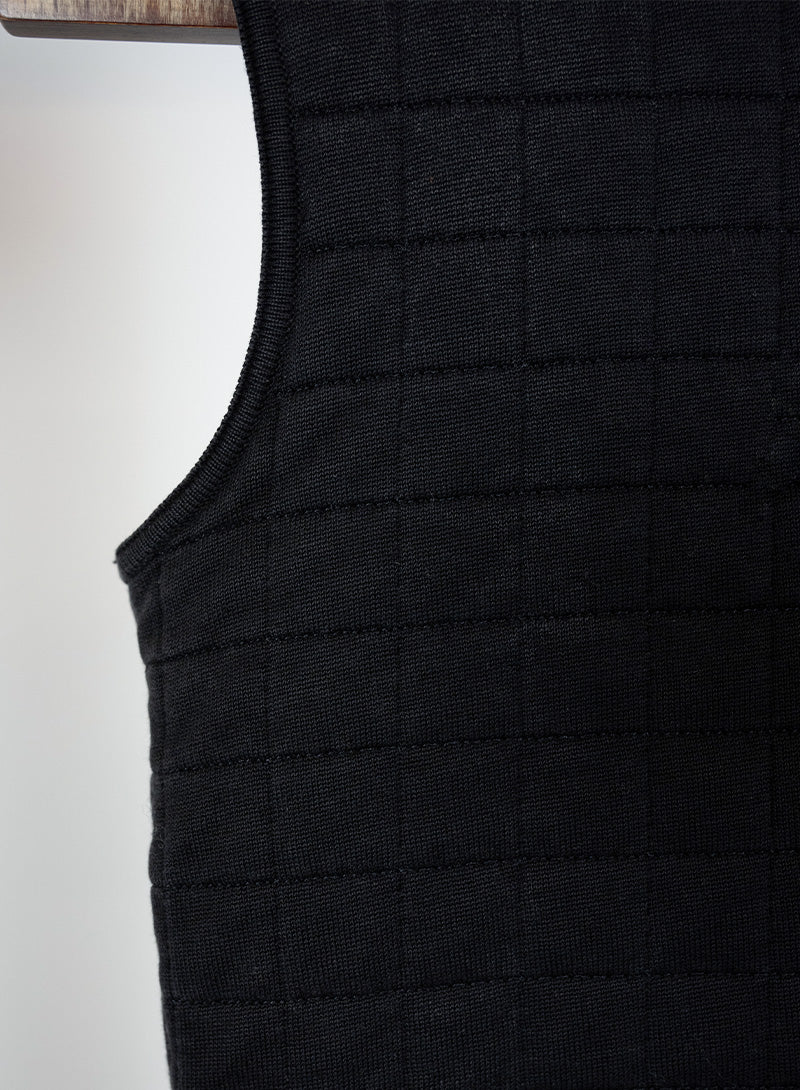 Chanel Black Quilted Cotton Vest Size 38 - Women's Luxury Fashion for Casual & Evening Wear