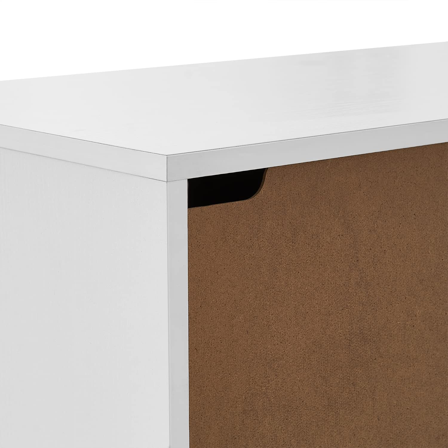 Panana 4-Door Sideboard Buffet Cabinet - White Kitchen Storage & Living Room Console Table | Perfect for Dining Room, Entryway & Home Organization