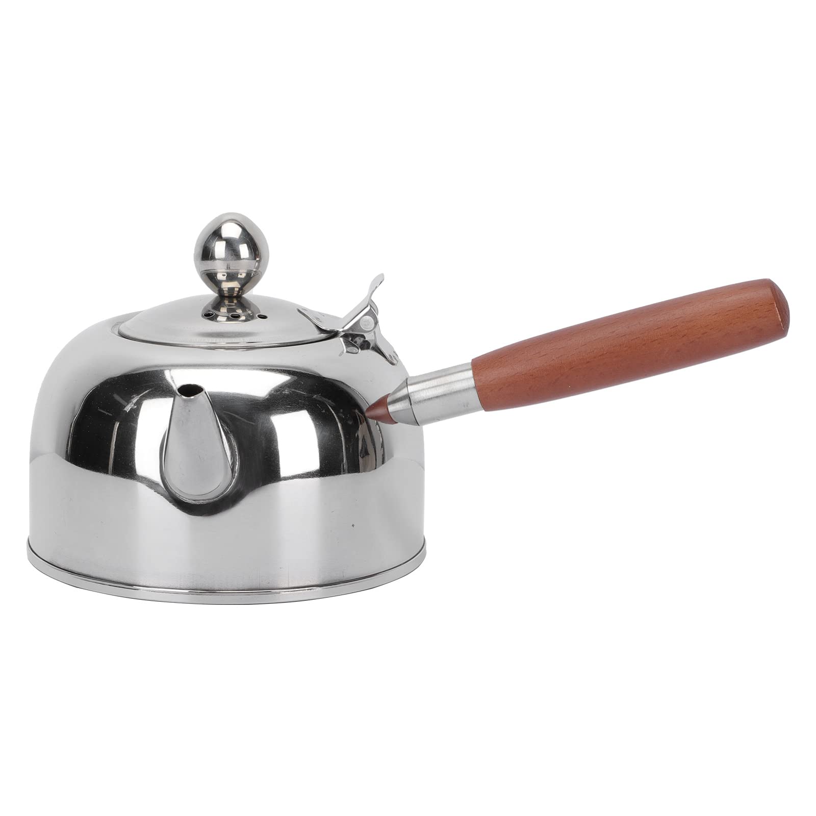 Angoily Stainless Steel Coffee Pot & Tea Kettle - 1.2L Portable Boiling Water Kettle for Home, Office & Camping - Durable Stovetop Teapot for Coffee, Tea & Hot Beverages - Perfect for Daily Use, Gifts & Outdoor Adventures