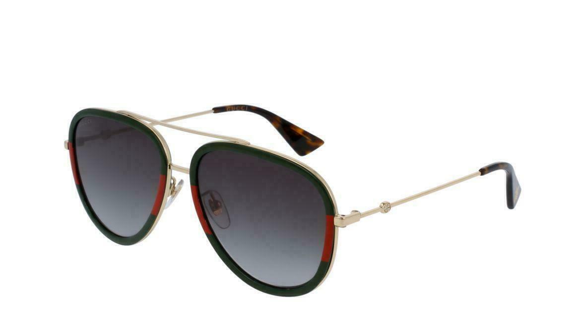 Gucci GG 0062 S Gold 003 Sunglasses for Women - Luxury Designer Sunglasses with UV Protection - Perfect for Beach, Driving & Fashion Accessories