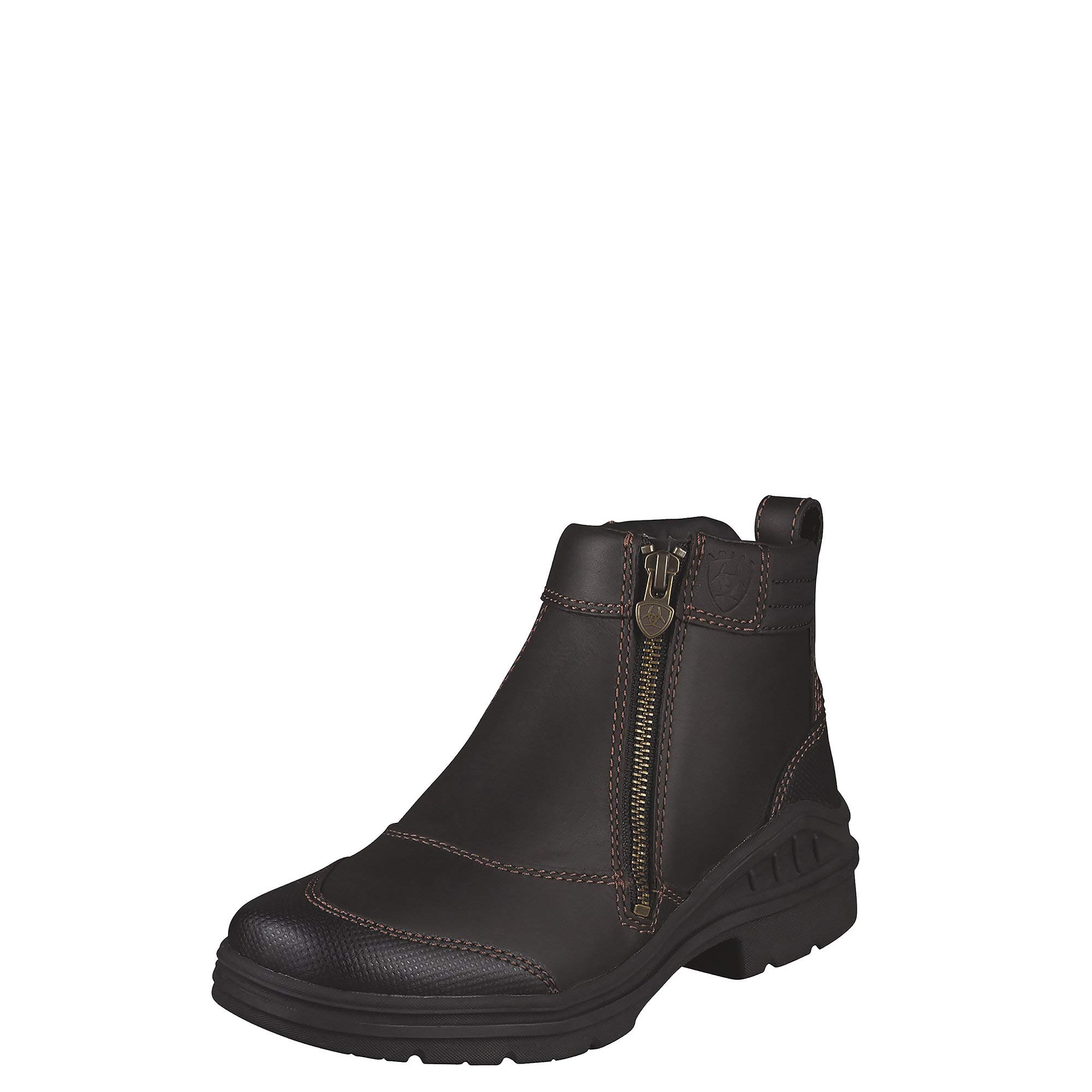 Ariat Women's Barnyard Side Zip Boot - Western Riding Boots for Horseback Riding & Country Fashion - Perfect for Equestrian, Ranch Work & Casual Wear