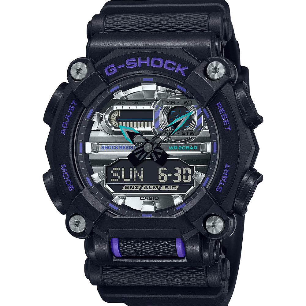 Casio G-Shock GA900AS-1A Men's Digital Watch - Shock Resistant, Waterproof, Durable for Outdoor, Sports & Military Use