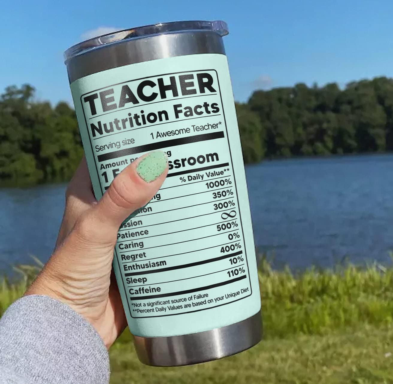 **20 Oz Insulated Tumbler Cup - Best Teacher Appreciation Gift for Women & Men, Perfect for Back to School, Birthday, Teacher Week - Ideal for Coffee, Tea & Cold Drinks**