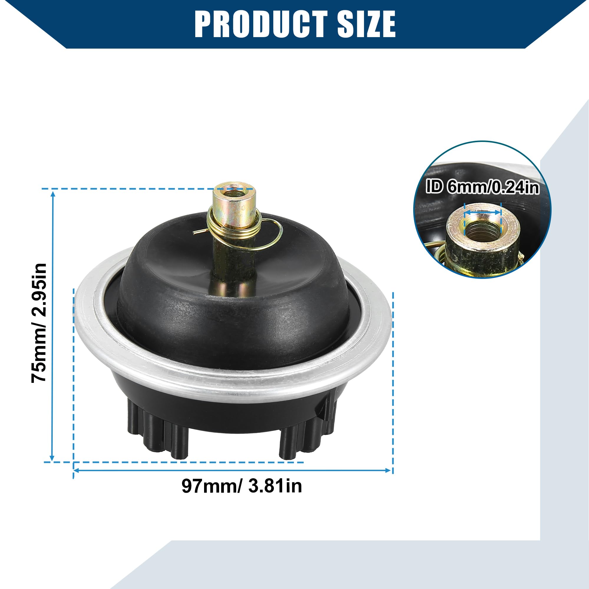 Chevy S10 Blazer & GMC S15 Jimmy 4WD Front Differential Vacuum Actuator (1983-2005) - Durable Replacement Part for Off-Roading & 4x4 Adventures - 1pc