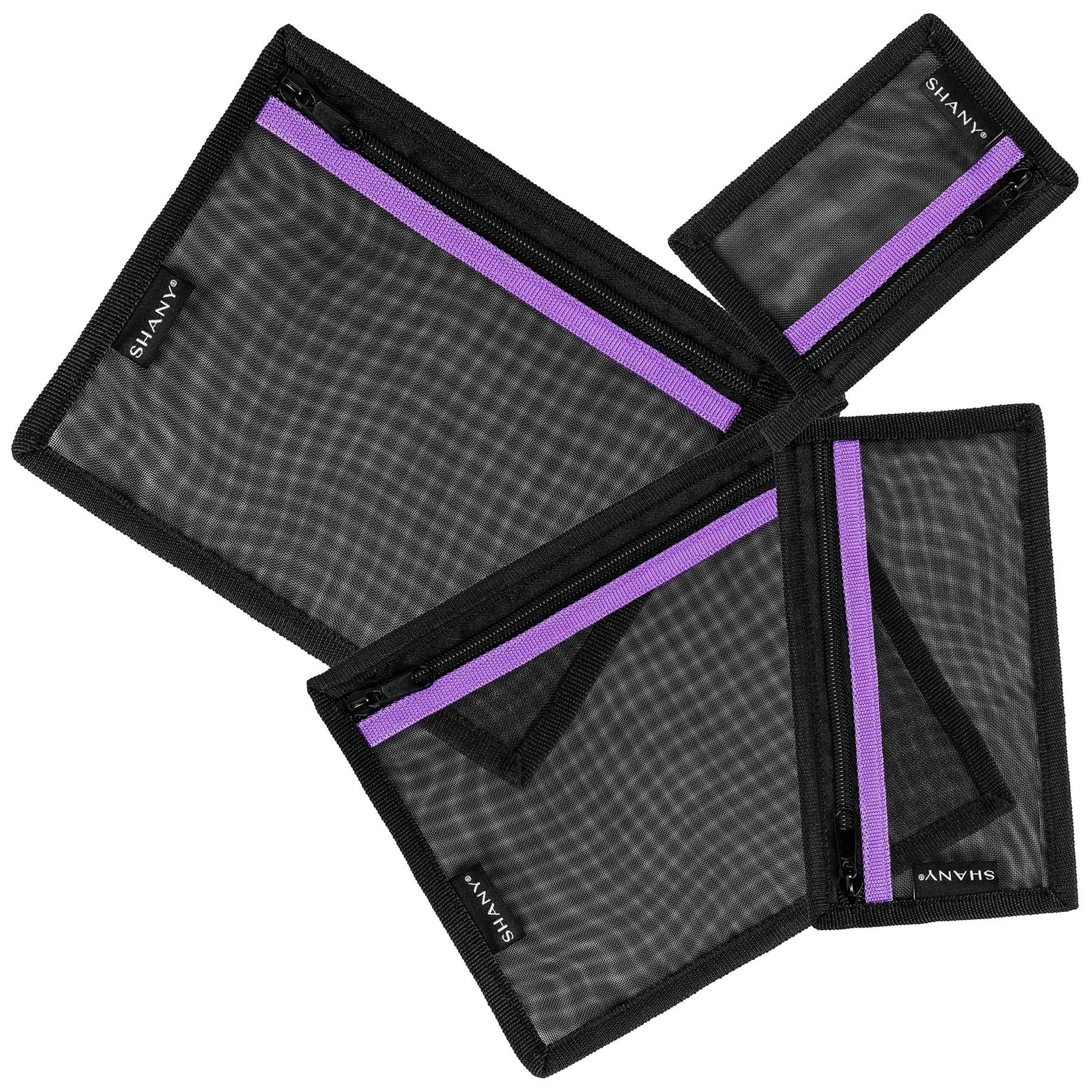 4 in 1 Mesh Travel Toiletry and Makeup Bag Set - Waterproof Cosmetic Organizer for Women & Men - Perfect for Airplane, Gym, Camping & Vacation Essentials