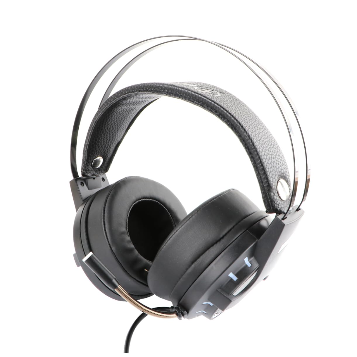 Mikikit 7.1 RGB Gaming Headset with Noise-Canceling Microphone, Wired Over-Ear Headphones with 3.5mm Jack for PC, PS4, PS5, Xbox - Perfect for Gaming, Streaming & Online Classes