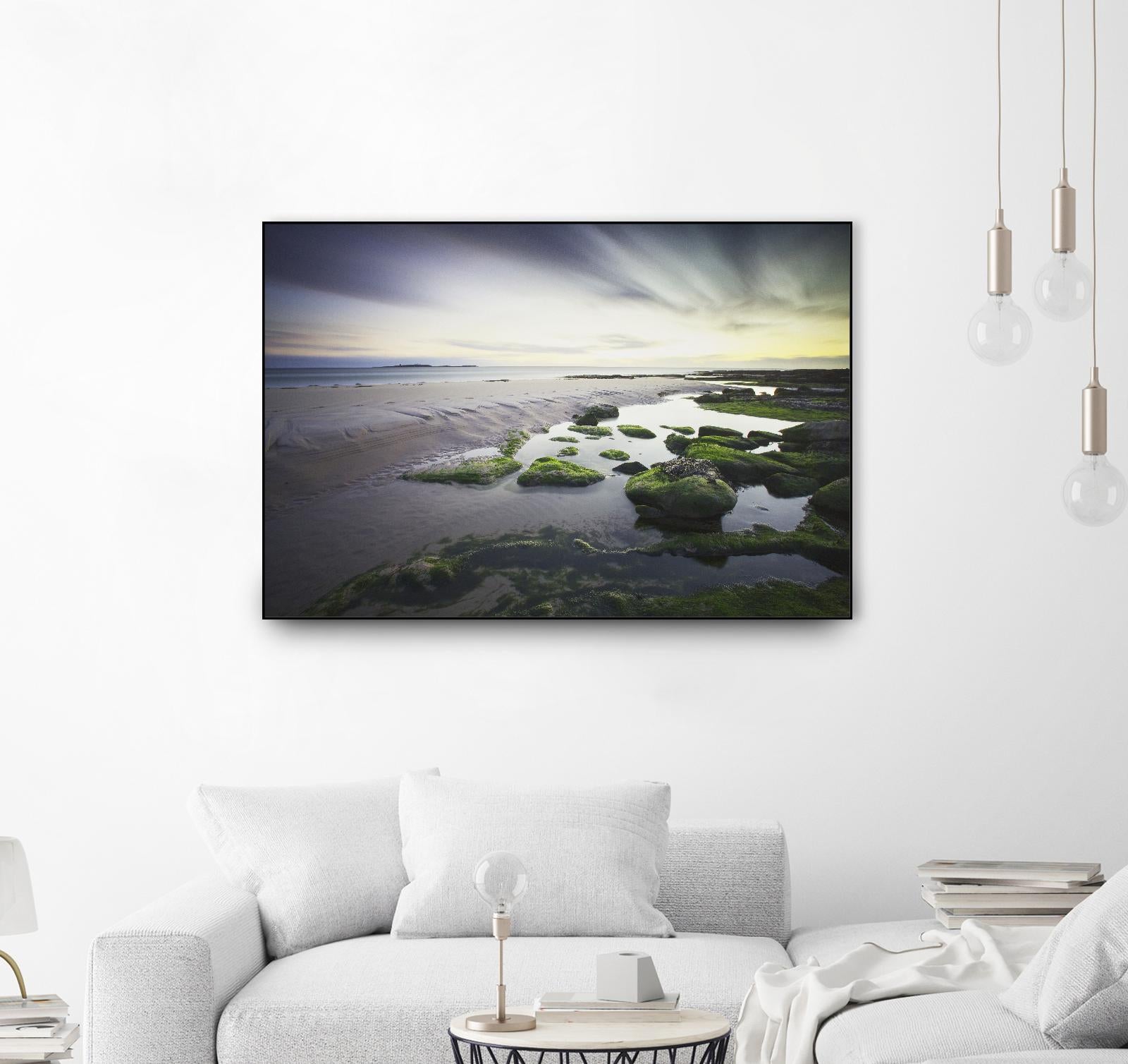 Cooper Dawn Over Seahouses Beach - Stunning Coastal Wall Art for Home & Office Decor | Perfect for Living Rooms, Bedrooms & Beach House Interiors