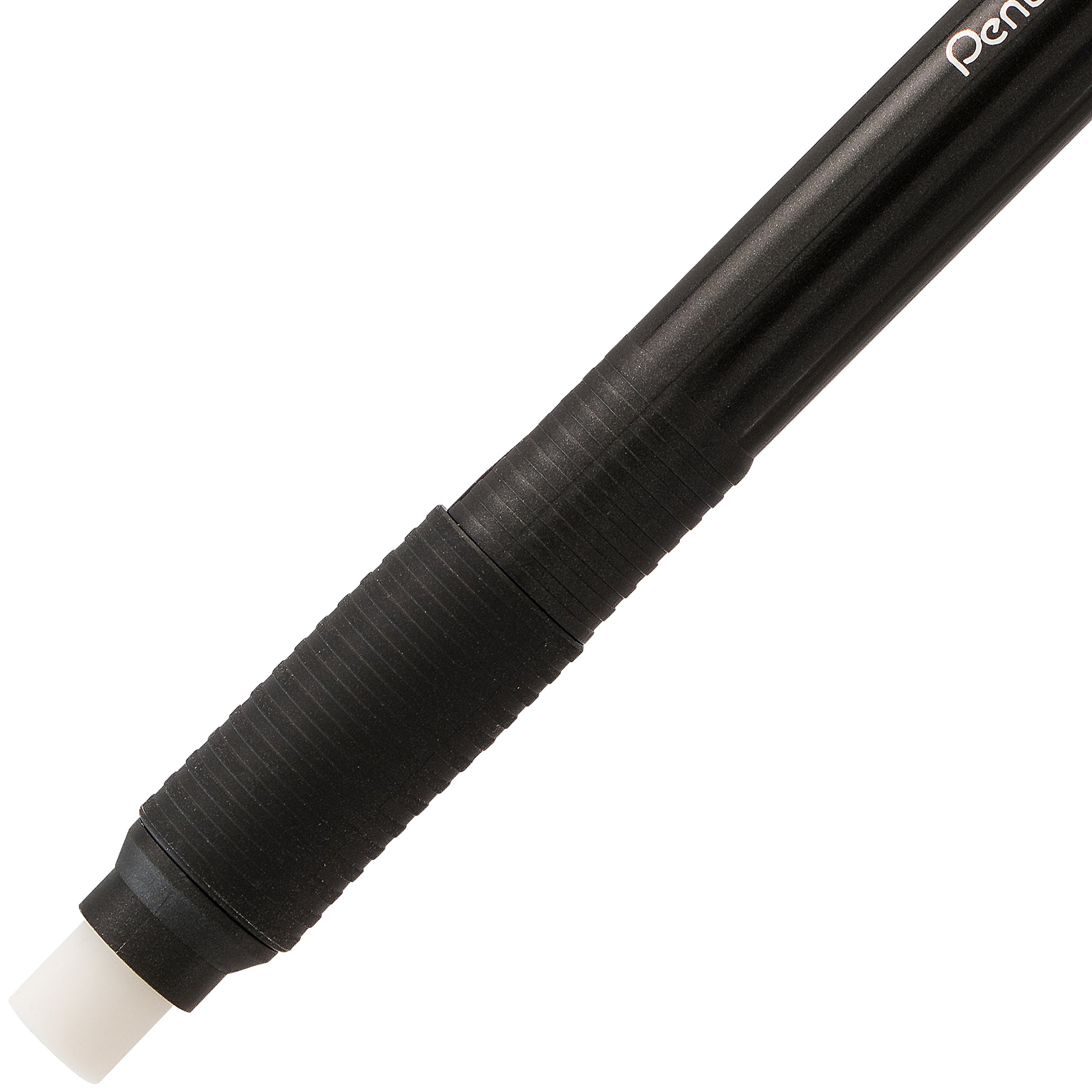 Pentel Clic Eraser Grip Retractable Eraser with Comfortable Grip, 7-Pack (Black, Red, Blue) - Ideal for Office, School, and Art Projects