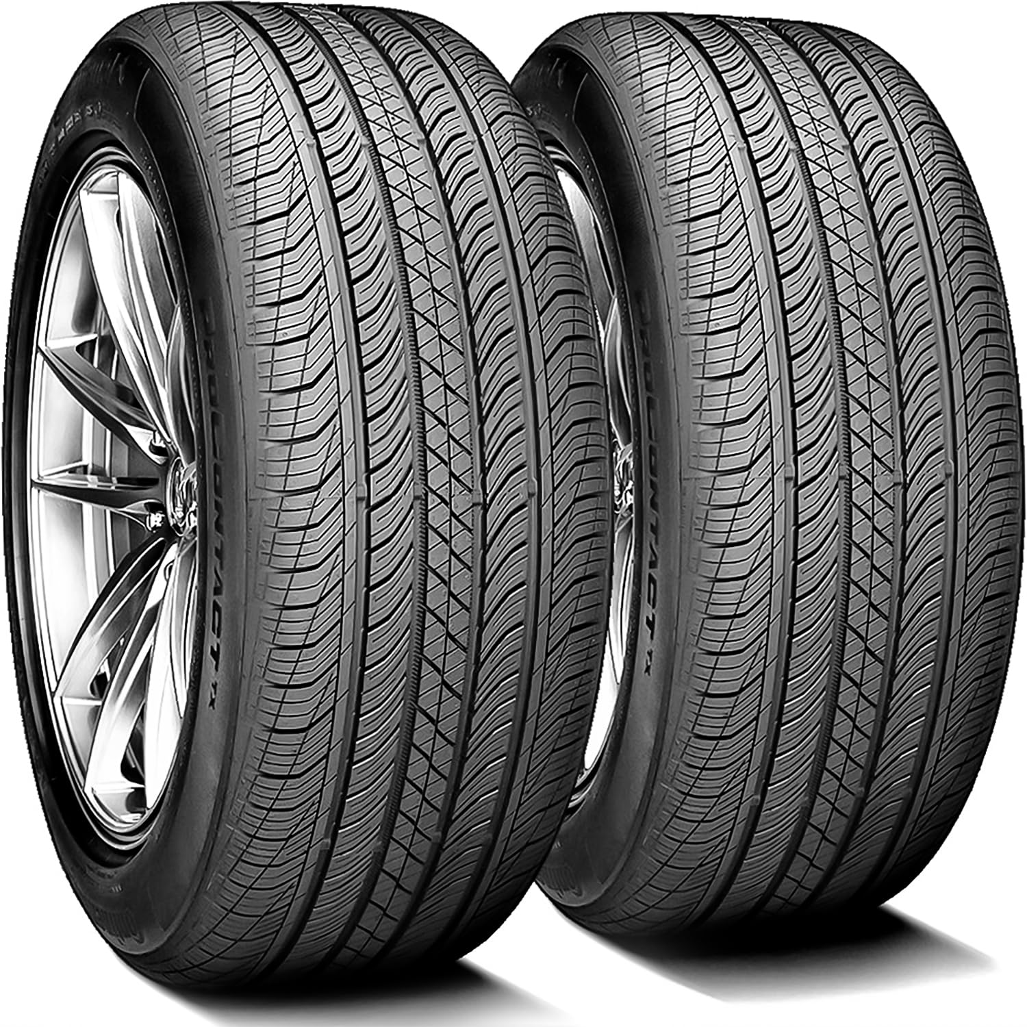 Continental PROCONTACT TX 205/60R16 All Season Tires - Fuel Efficient, Low Noise, Durable Performance for Sedans & Compact Cars - Perfect for Daily Commuting & Highway Driving