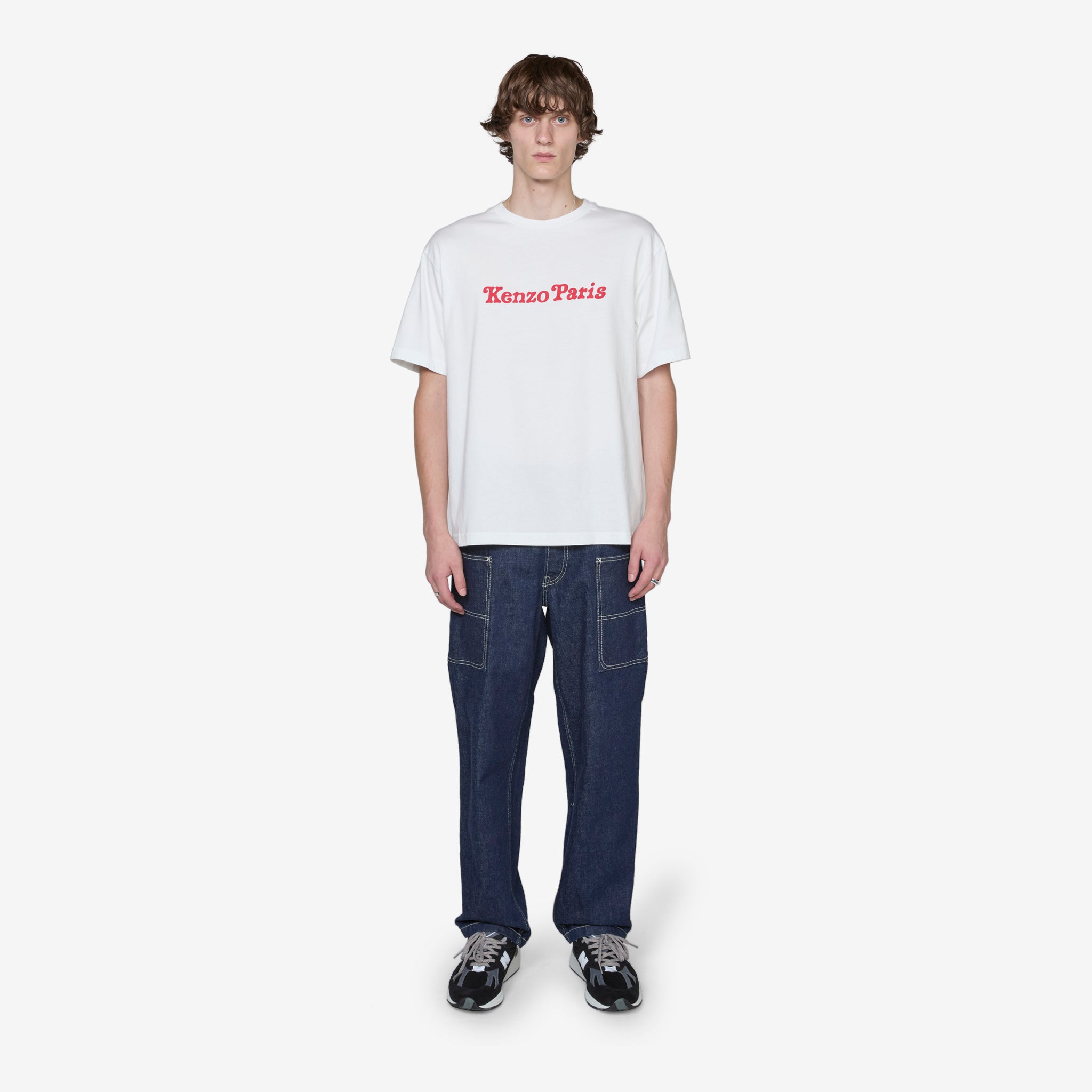 KENZO VERDY MARKET Oversized T-Shirt in Off White | Streetwear Fashion for Men & Women | Perfect for Casual Outfits, Concerts, and Urban Style