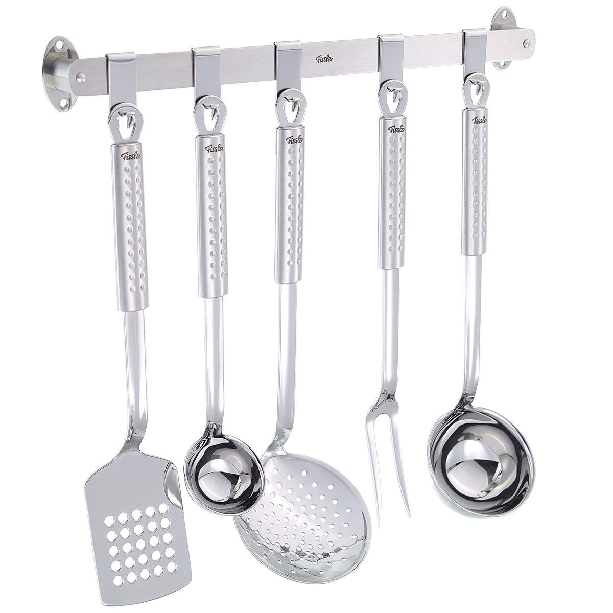 Fissler USA Magic Utensil Set - 6 Piece Premium Stainless Steel Kitchen Tools for Cooking, Baking & Serving | Durable & Ergonomic Design for Professional Chefs & Home Cooks