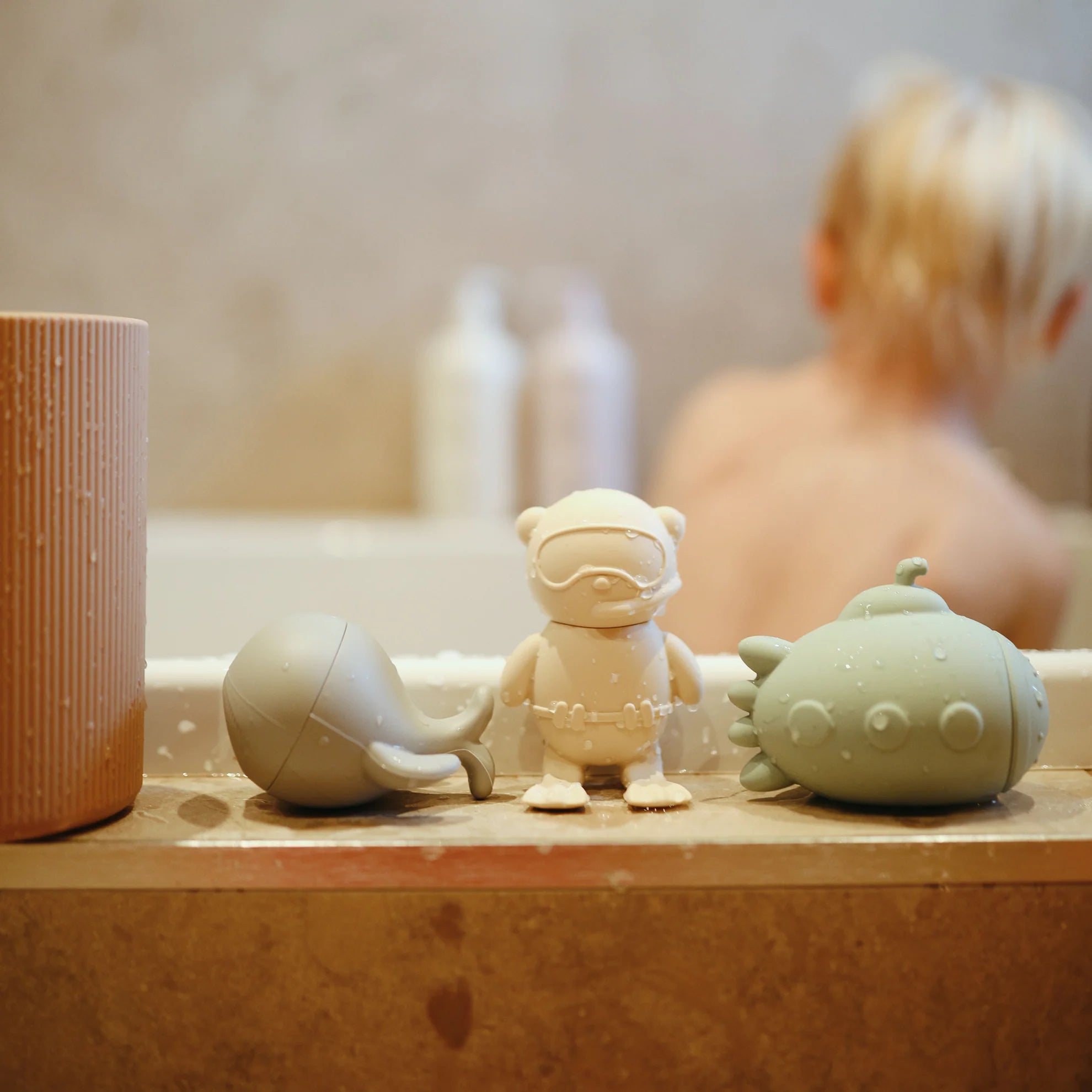 Mold-Free Bath Toys for Kids - Sealife Ocean Animal Play Set for Bathtub Fun & Sensory Learning - Perfect for Toddlers & Preschoolers