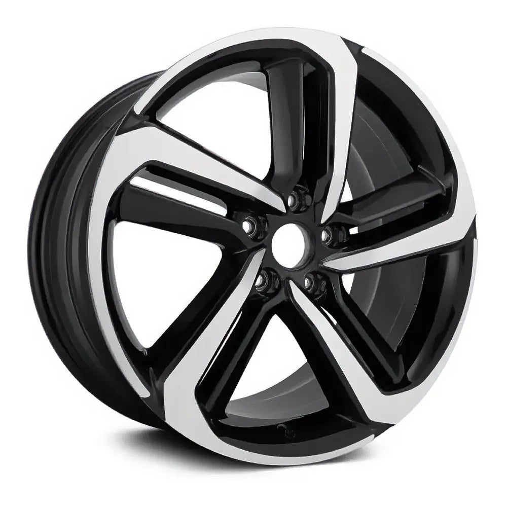 19 Inch Honda Accord Wheel Replacement 2018-2022 - Machined Black Replica Rim 64127 42700TVAA94 - Perfect for Upgrades, Repairs & Custom Car Styling