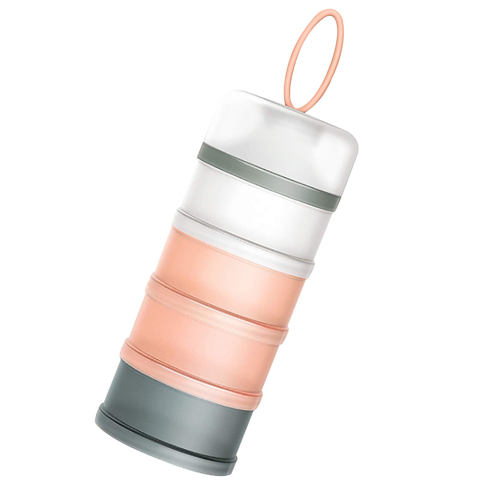 1Pcs Portable 4-Layer Baby Formula Dispenser - Powdered Milk Storage Container for Infant Feeding, Grain Food, Fruit Snacks | Travel & Outdoor Activities | Perfect for On-the-Go Parents, Camping Trips & Daycare Use
