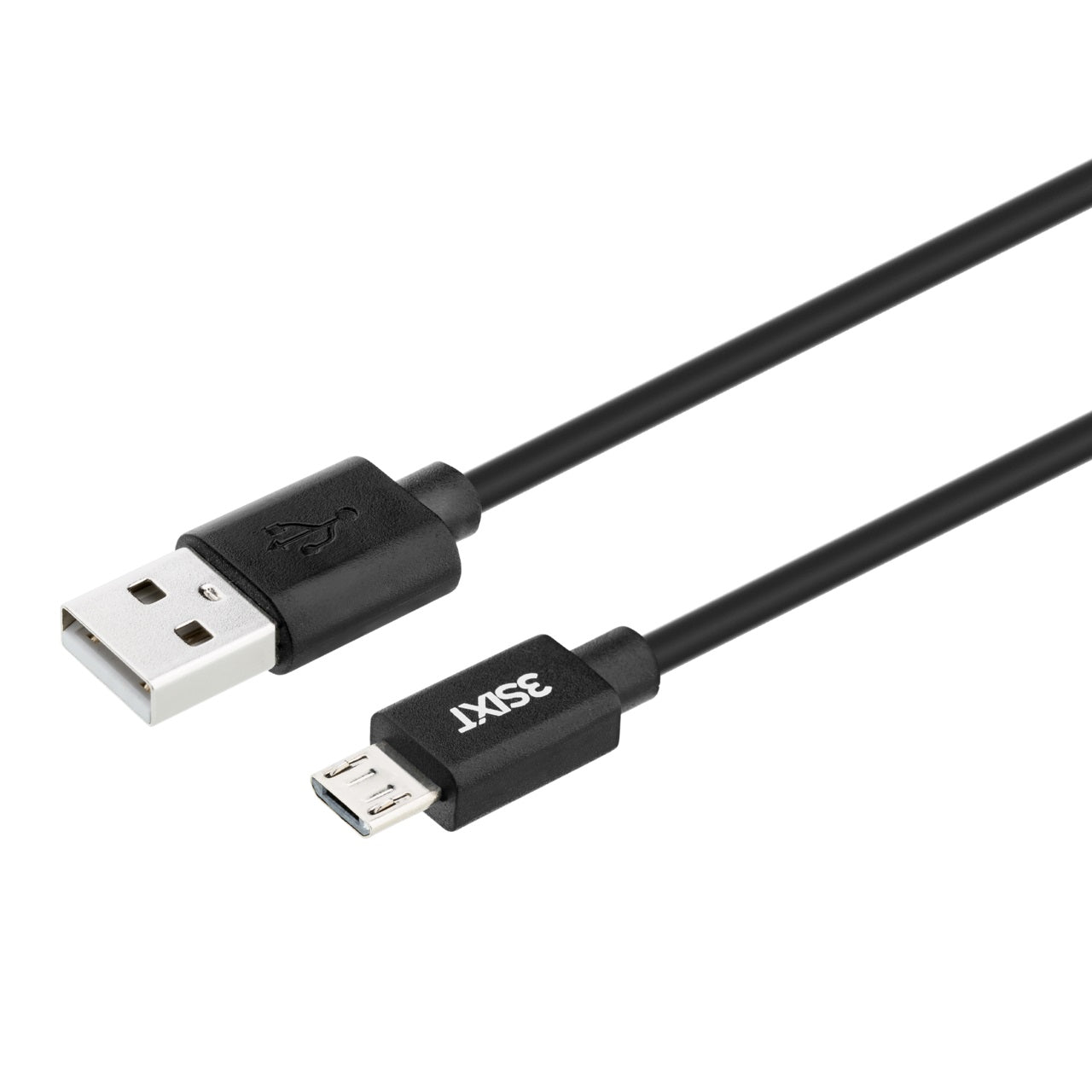 3sixT USB A to Micro USB Charger Cable 1m (3.3ft) - Fast Charging & Data Sync Cable for Android Devices - Perfect for Phones, Tablets, Cameras & More