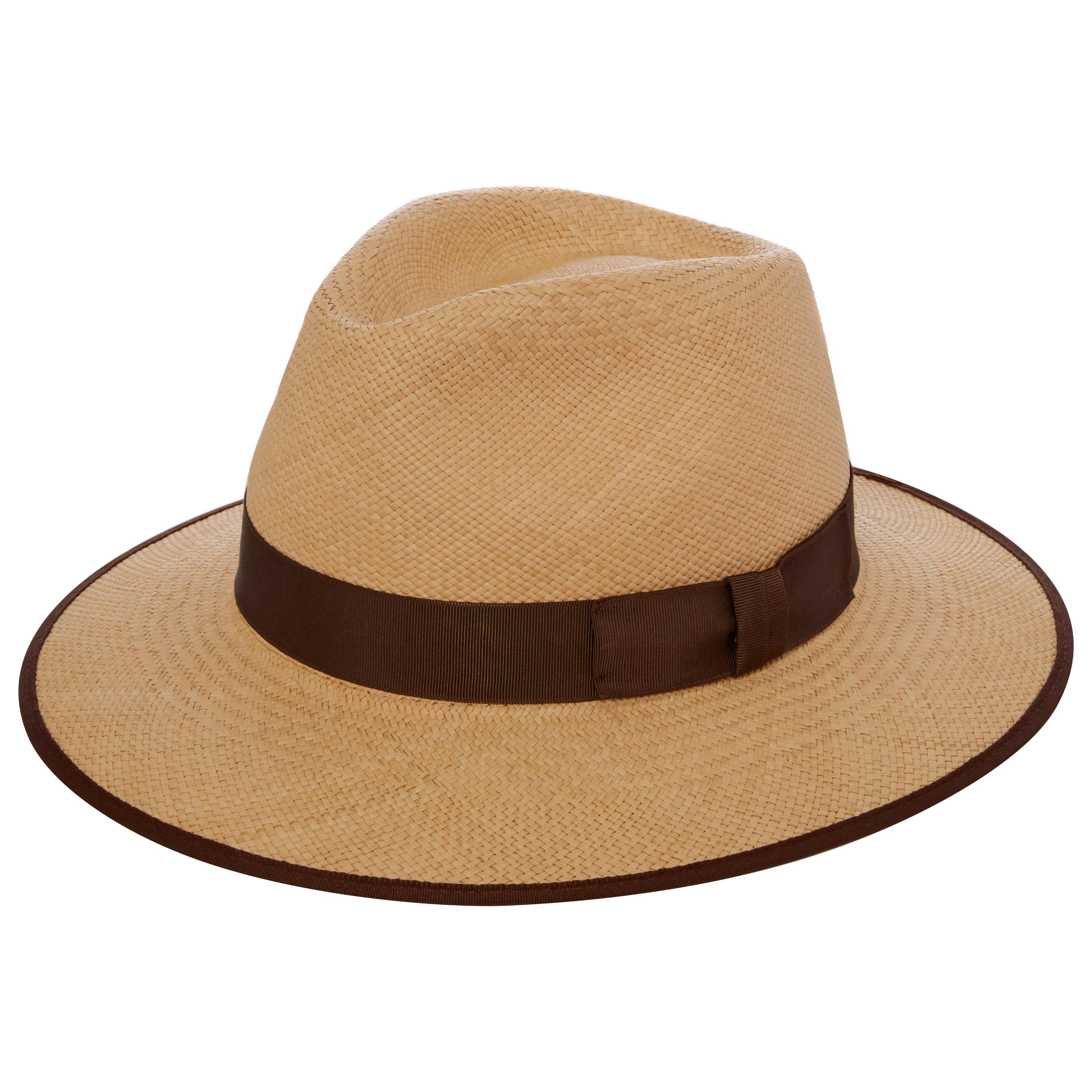 Hector Natural Panama Hat for Men & Women - Handwoven Straw Sun Hat for Beach, Travel, and Outdoor Activities