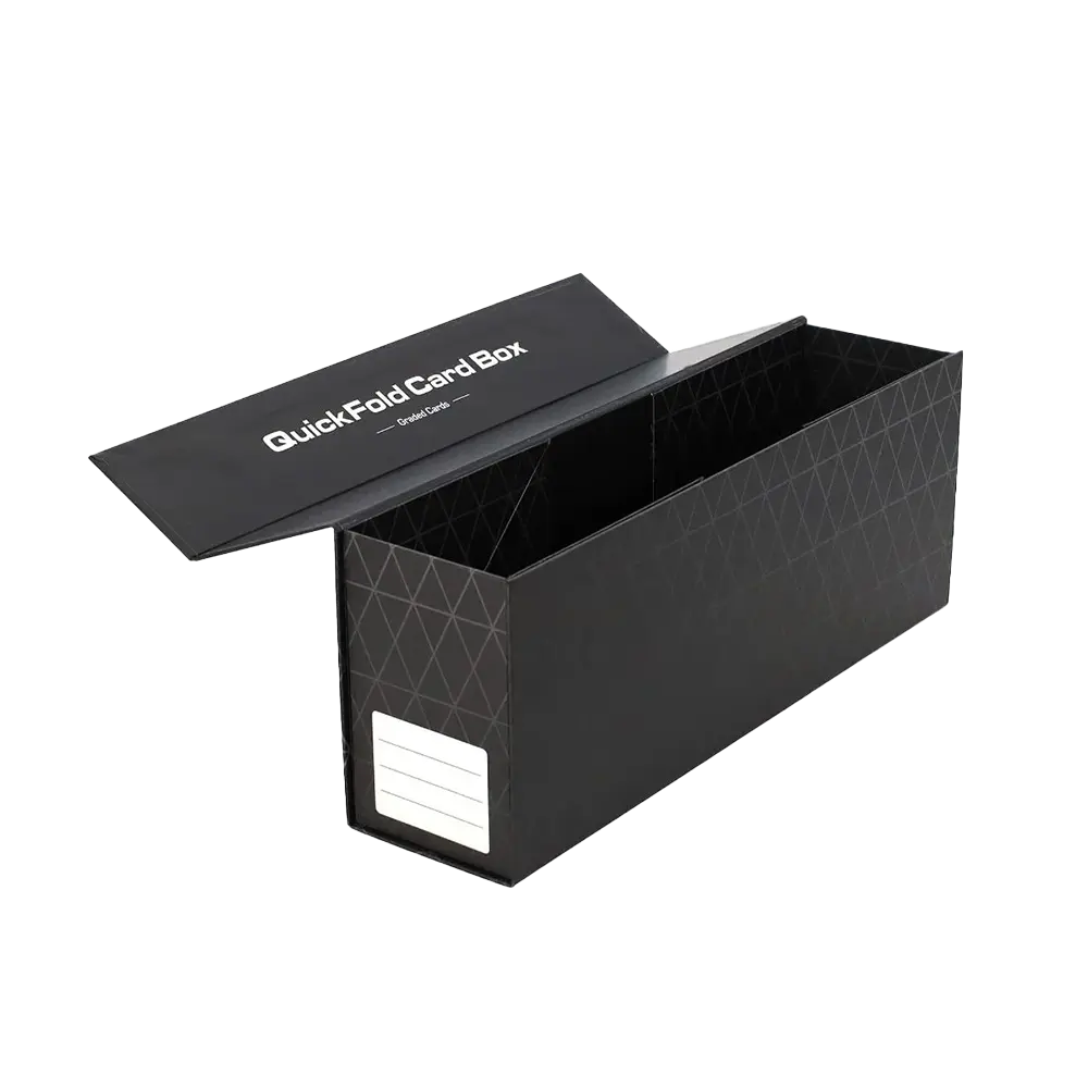 1 QuickFold Graded Card Storage Box - Secure & Durable Trading Card Protector for Collectors | Perfect for Sports Cards, Pokemon, MTG & Collectible Storage