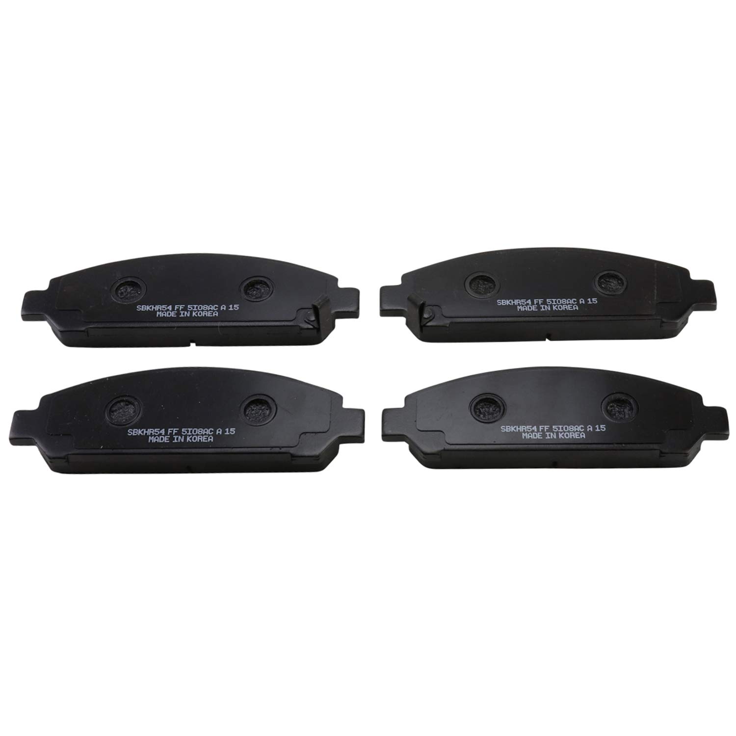 Beck/Arnley 089-1888 OEM Replacement Brake Pads - Front & Rear Disc Brake Pads for Smooth Stopping Power | Perfect for Daily Commuting, City Driving & Highway Safety