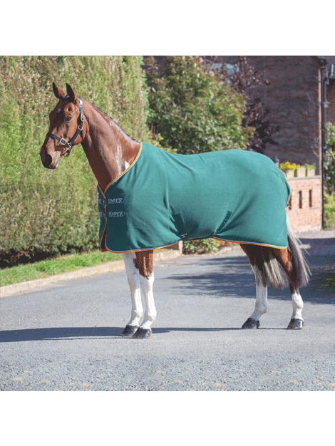 Shires Tempest Fleece Rug - Soft & Durable Horse Blanket for Winter Riding & Stable Use | Water-Resistant & Breathable Equestrian Gear