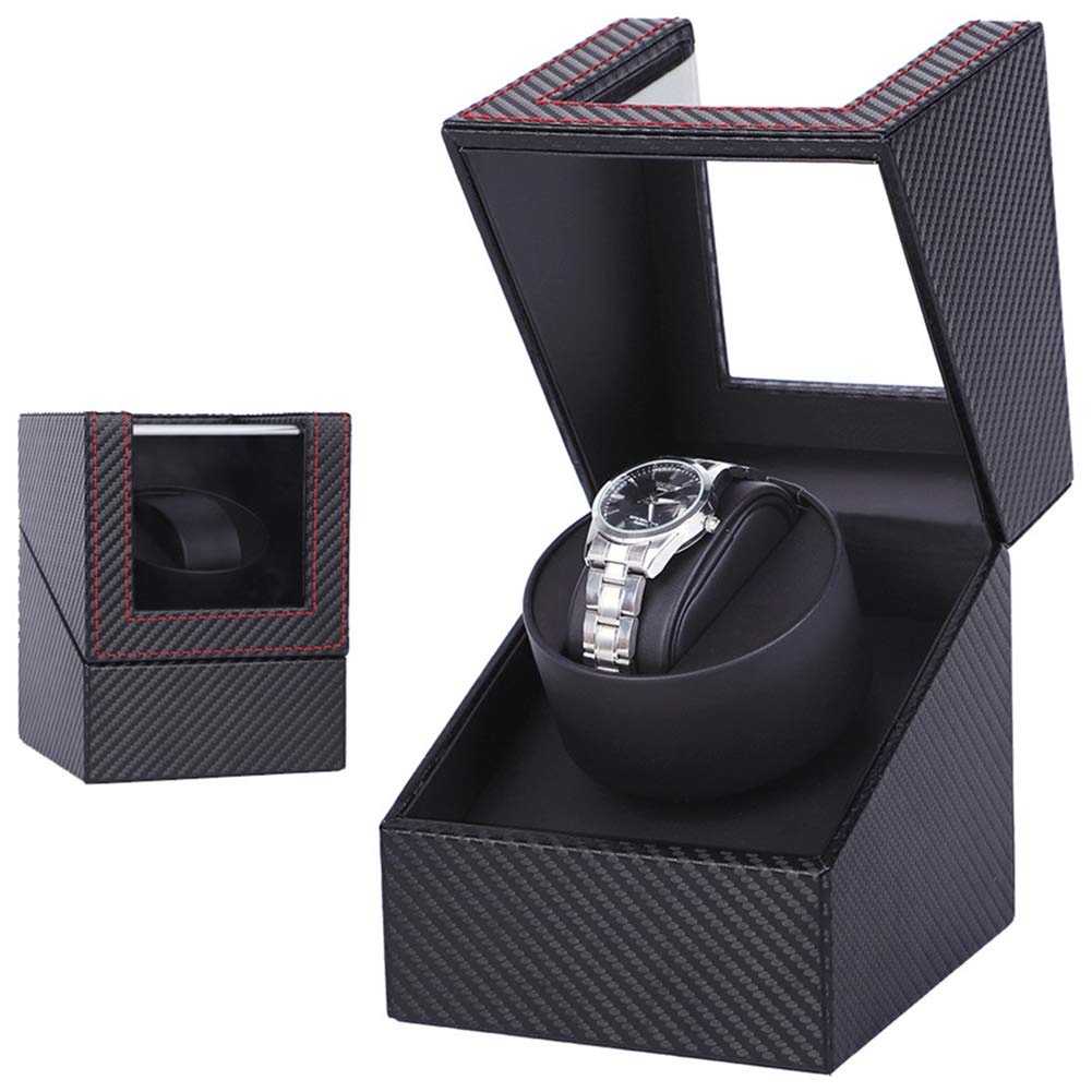 Premium Automatic Watch Winder with Japanese Motor - Battery & AC Powered Watch Storage Box for Rolex, Omega & Luxury Watches | Perfect for Travel, Display & Watch Collection Maintenance