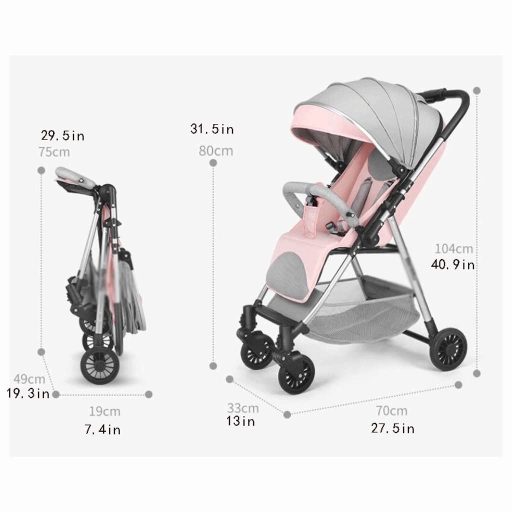 Lightweight Foldable Baby Stroller - Reversible Seat for Infants & Toddlers | Perfect for Travel, Shopping & Daily Walks
