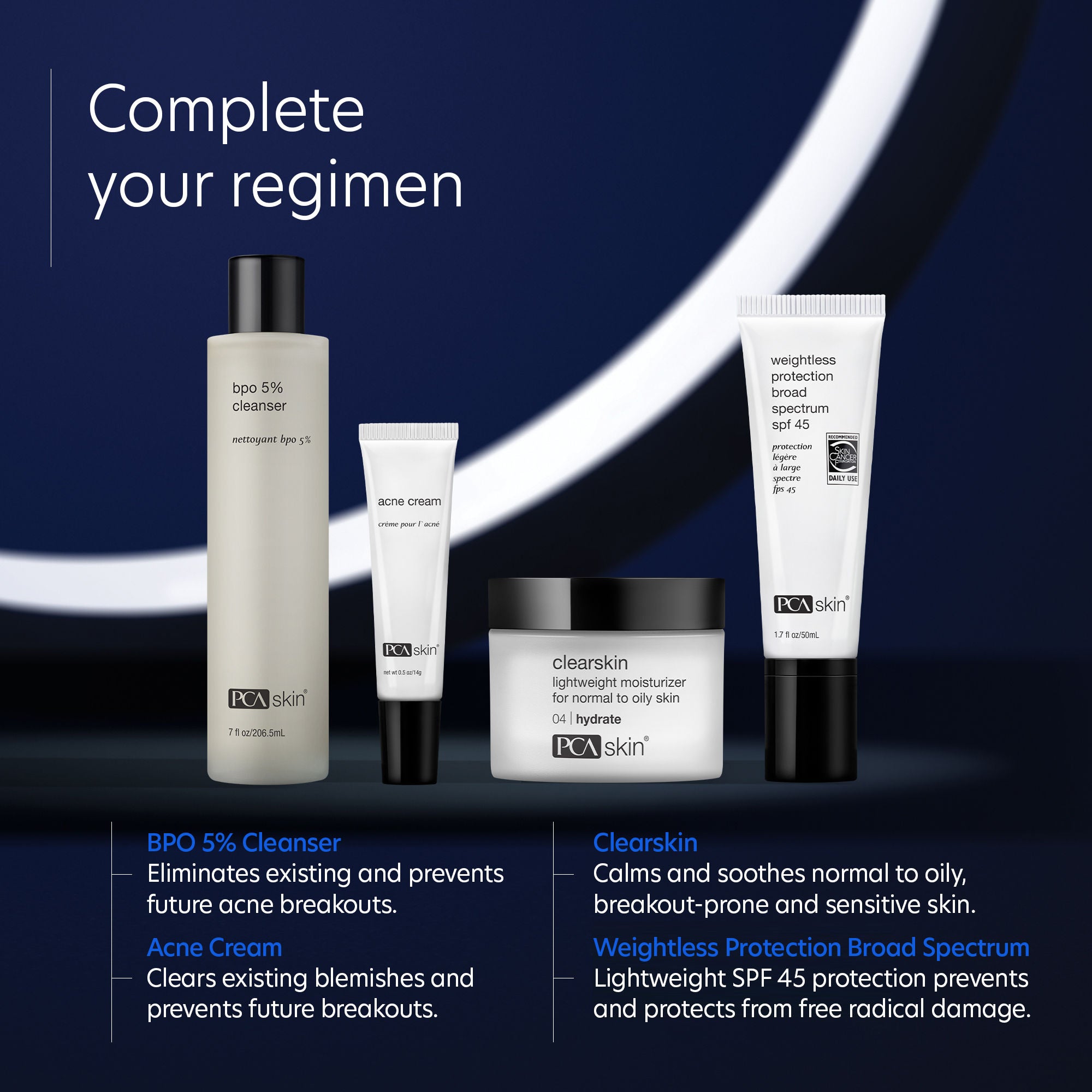 PCA Skin Acne Treatment Cream - Professional Strength Acne Spot Treatment for Face & Body - Clear Breakouts Fast - Perfect for Daily Skincare Routine & Travel