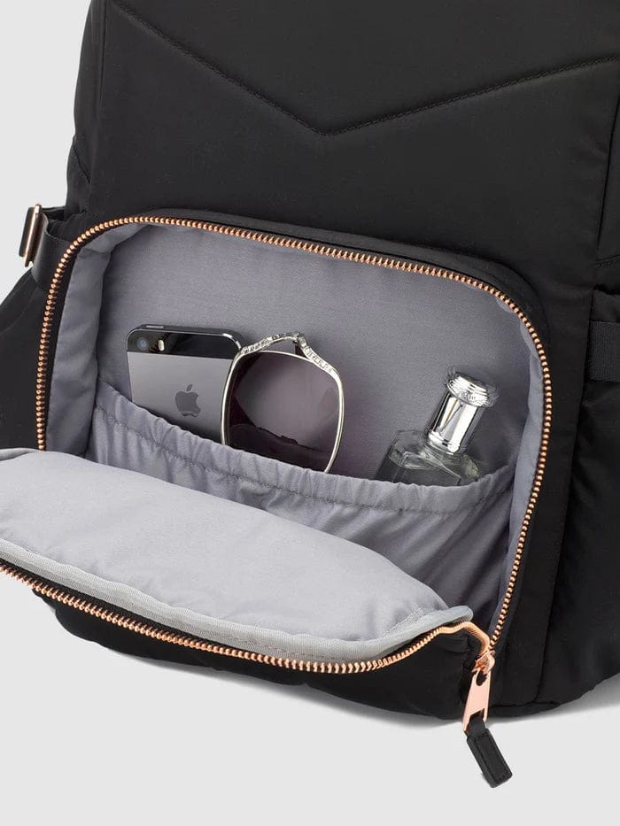 Storksak Hero Quit Backpack - Stylish & Functional Diaper Bag for Parents - Perfect for Travel, Daycare & On-the-Go Moms (Black)