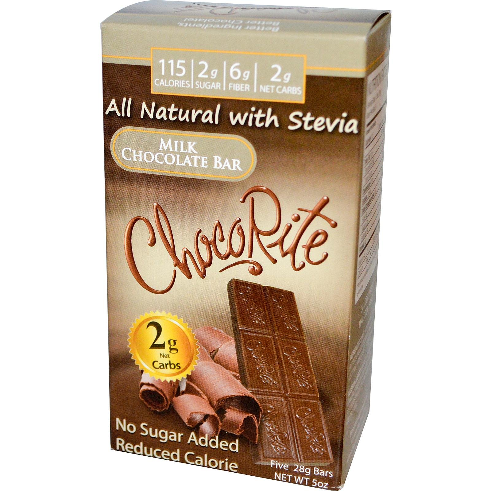 Sugar-Free Milk Chocolate Bar by ChocoRite - Keto Friendly, Low Carb, Diabetic Friendly Snack - Perfect for Weight Loss, Healthy Desserts & Gift Giving